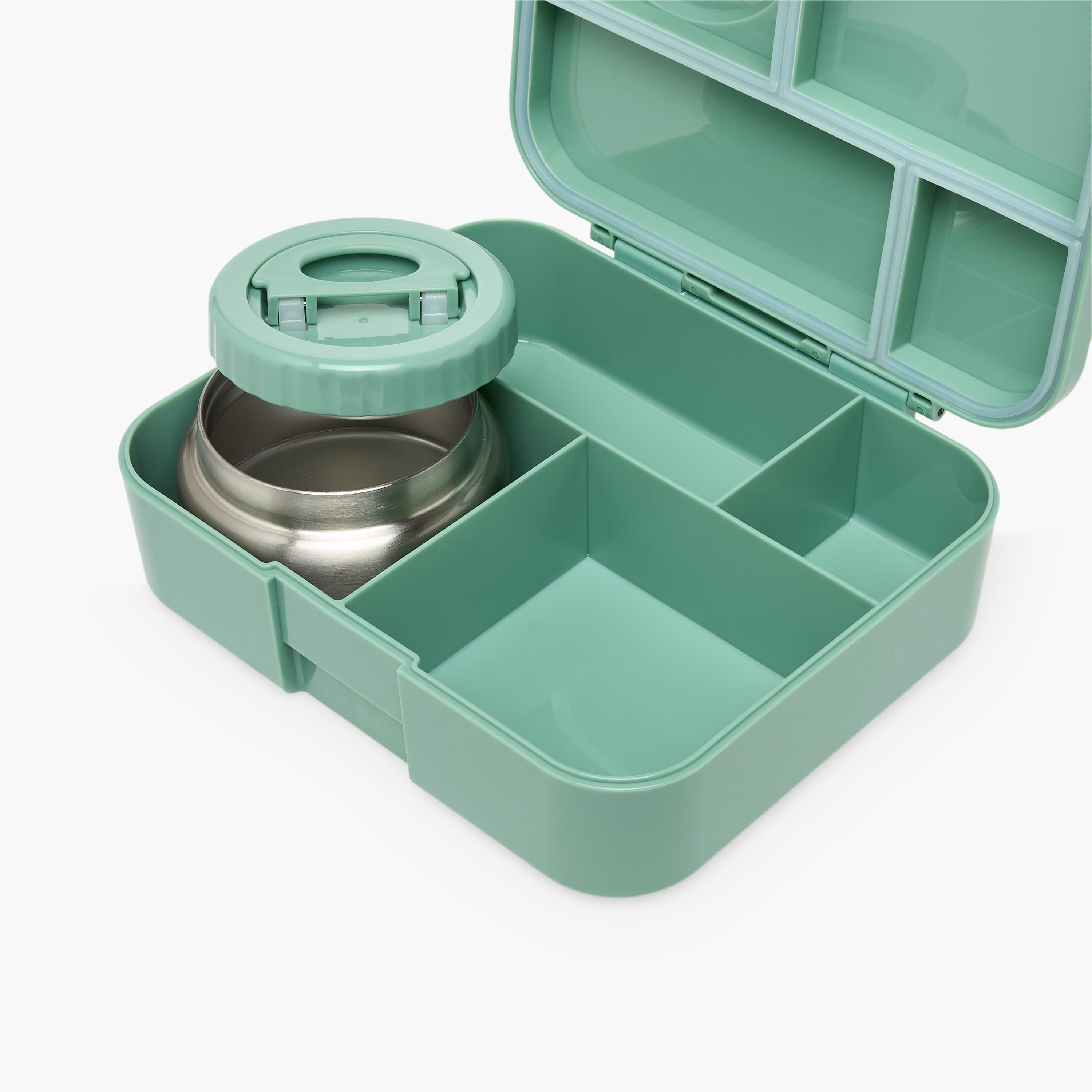 Juniors Solid Bento Lunch Box for Kids 8-12 Years with 4 Compartments - 1.1 L-school-lunchessentials-lunchboxes-image-9