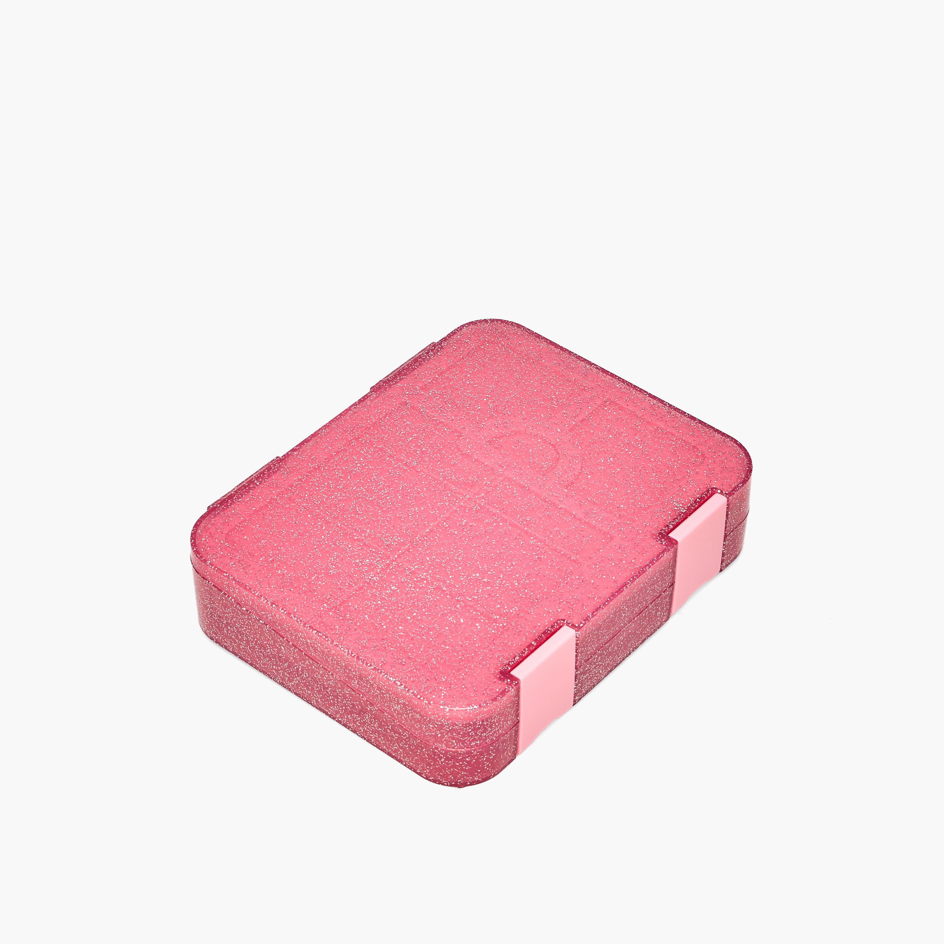 صندوق غداء بينتو بغطاء بمشبك إغلاق وطبعات جليتر للبنات من جونيورز - 1 لتر-school-lunchessentials-lunchboxes-image-1