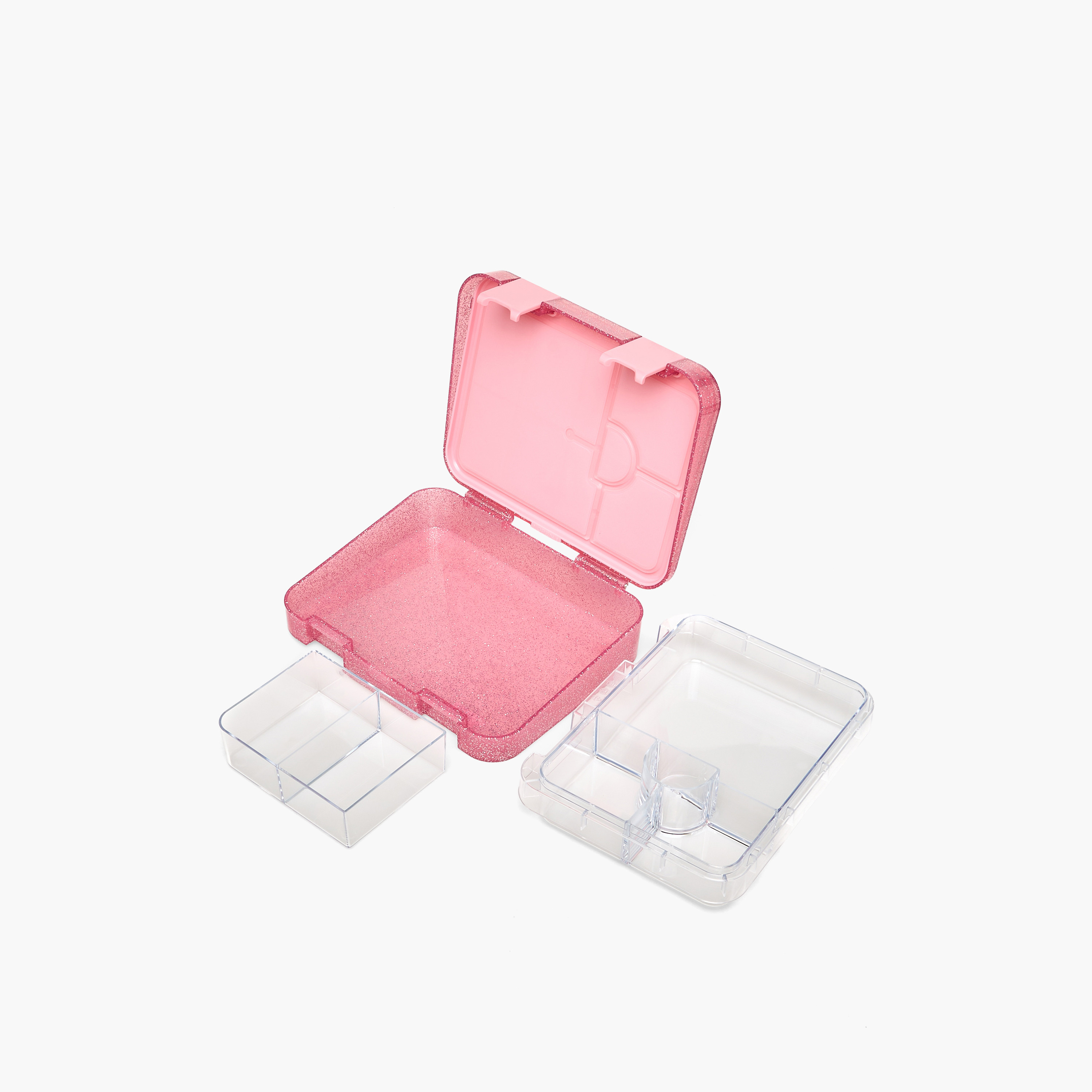صندوق غداء بينتو بغطاء بمشبك إغلاق وطبعات جليتر للبنات من جونيورز - 1 لتر-school-lunchessentials-lunchboxes-image-6