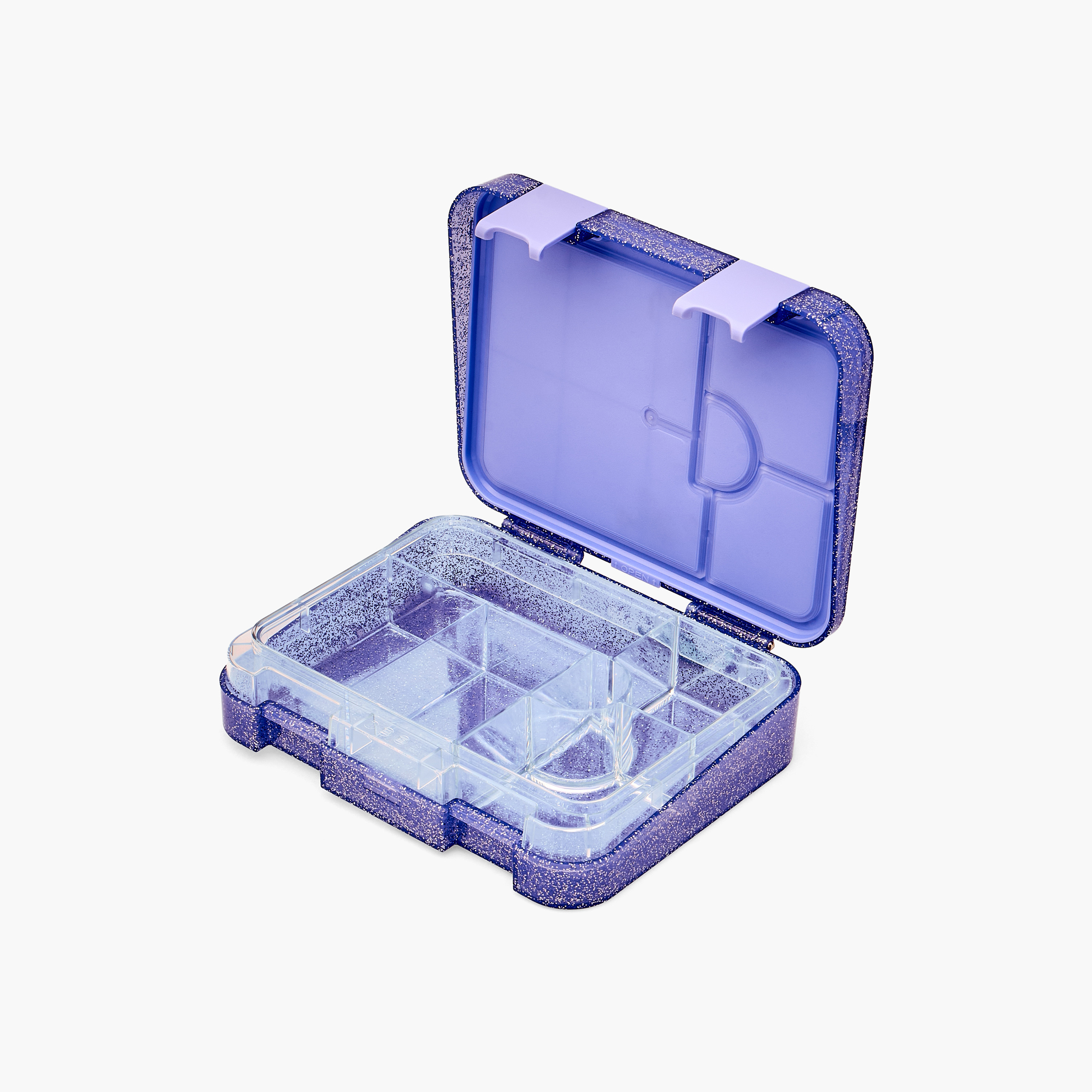 Juniors Glitter Bento Lunch Box for Girls with Clip Lock Lid - 1 L-school-lunchessentials-lunchboxes-image-6