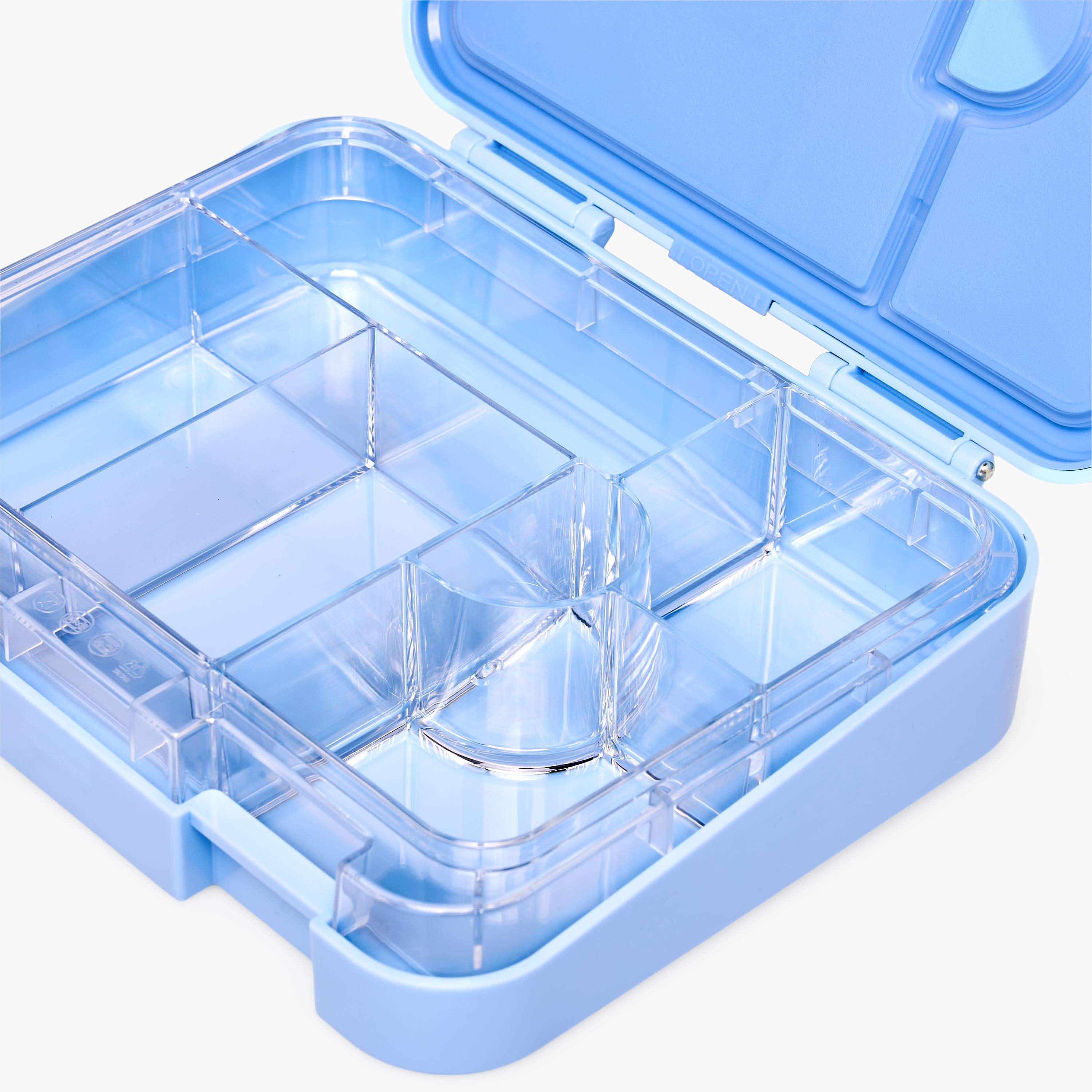 صندوق غداء مطبوع بالبنات مع غطاء إغلاق مشبك من جونيورز - 1 لتر-school-lunchessentials-lunchboxes-image-9