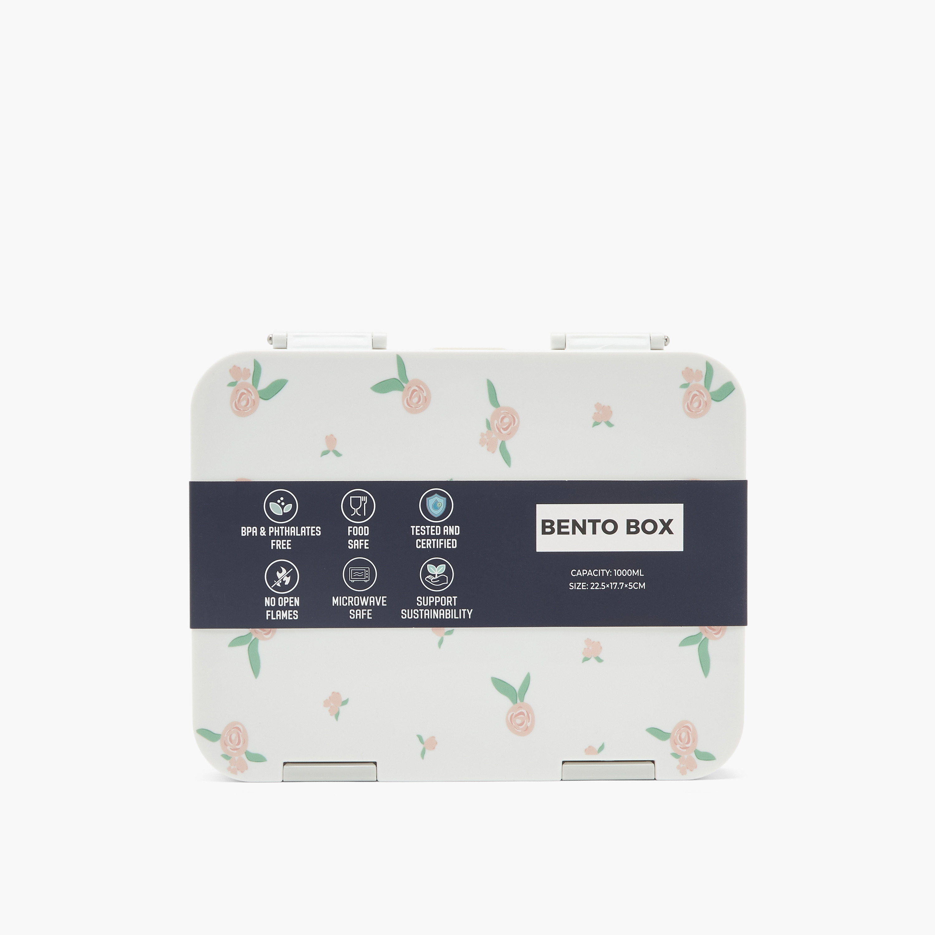 Juniors Floral Print Sandwich Box for Girls 8-13 Years with 6 Compartments-school-lunchessentials-lunchboxes-image-11