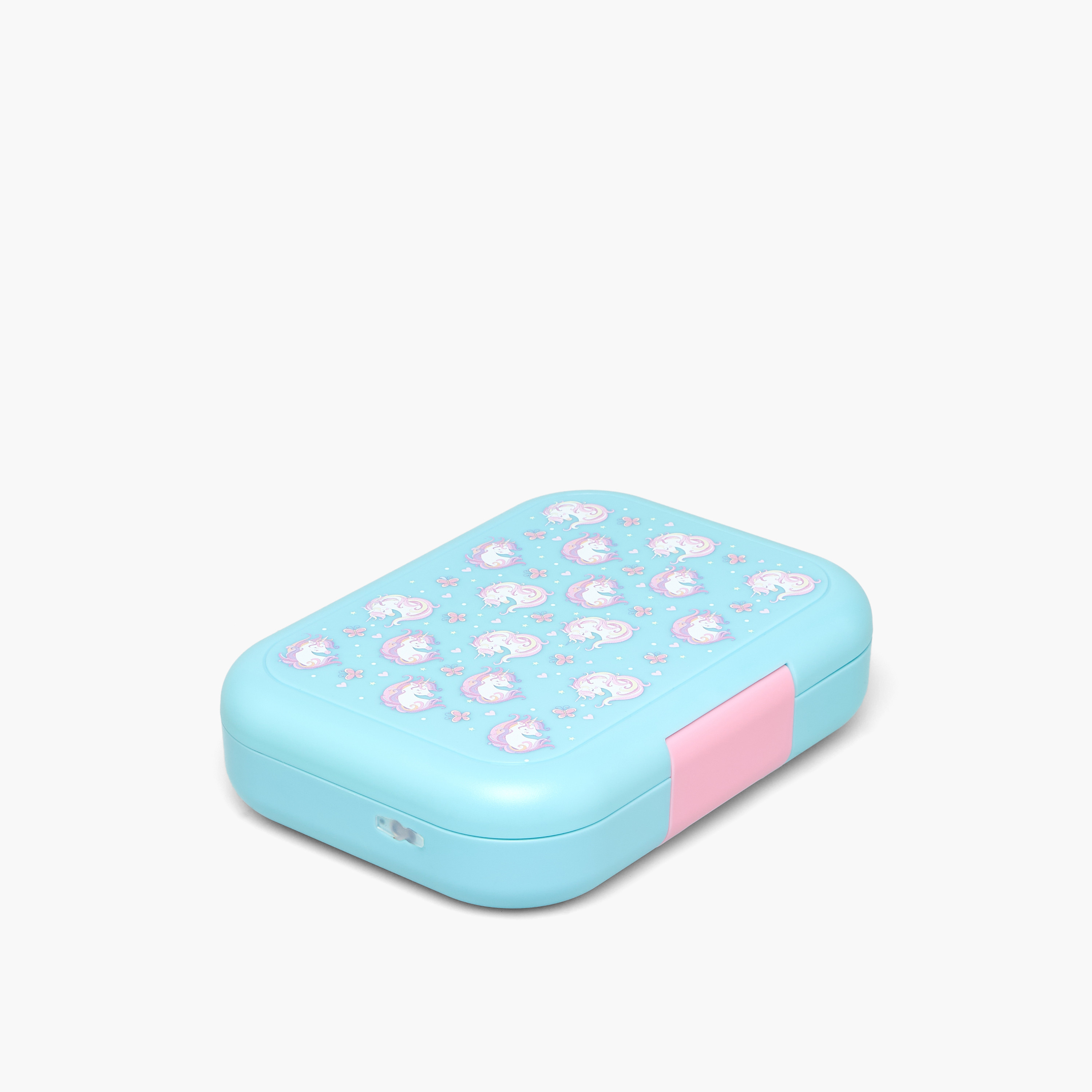 علبة طعام بطبعة يونيكورن للبنات مع إغلاق بمشبك-school-lunchessentials-lunchboxes-image-10