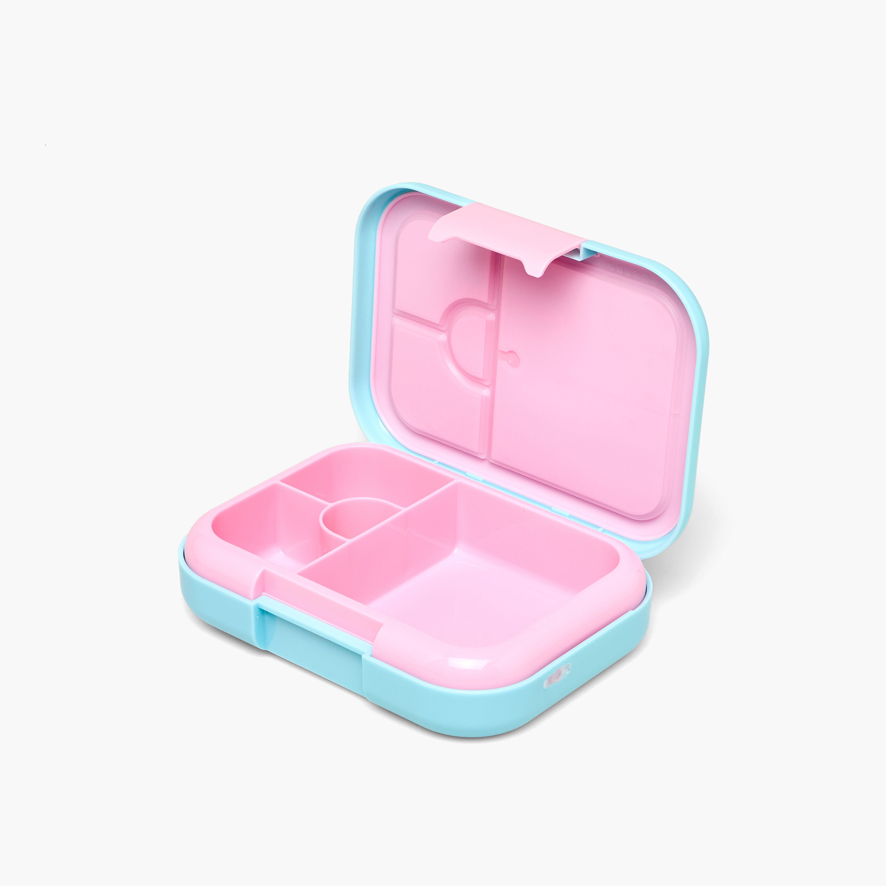 علبة طعام بطبعة يونيكورن للبنات مع إغلاق بمشبك-school-lunchessentials-lunchboxes-image-5