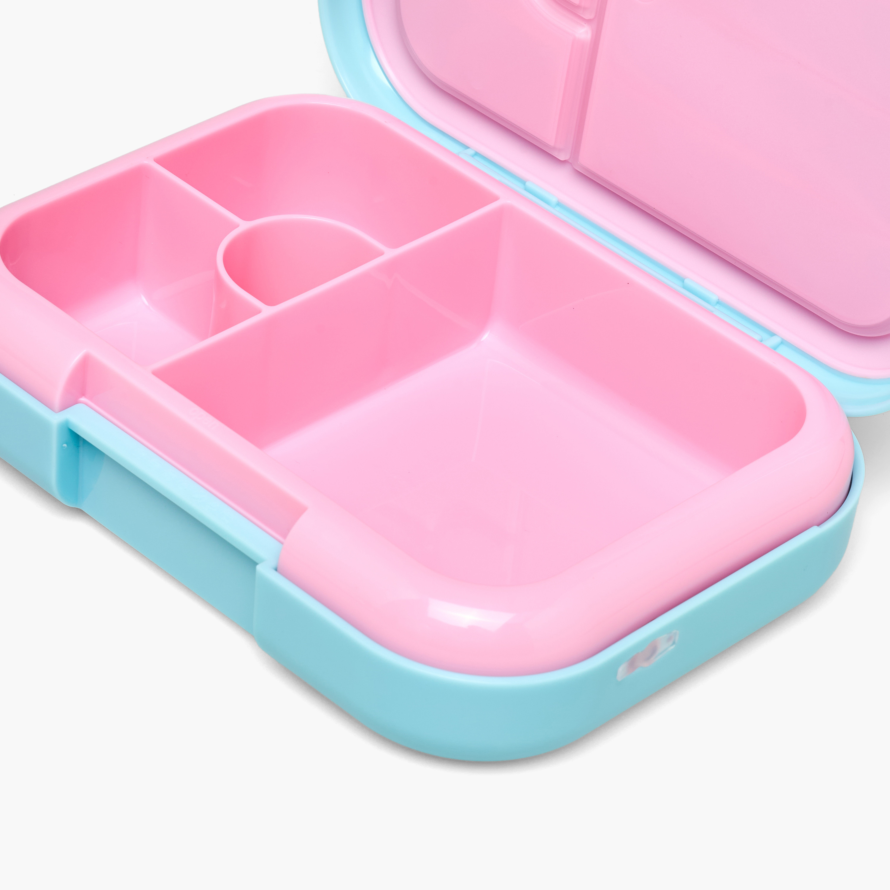 علبة طعام بطبعة يونيكورن للبنات مع إغلاق بمشبك-school-lunchessentials-lunchboxes-image-8