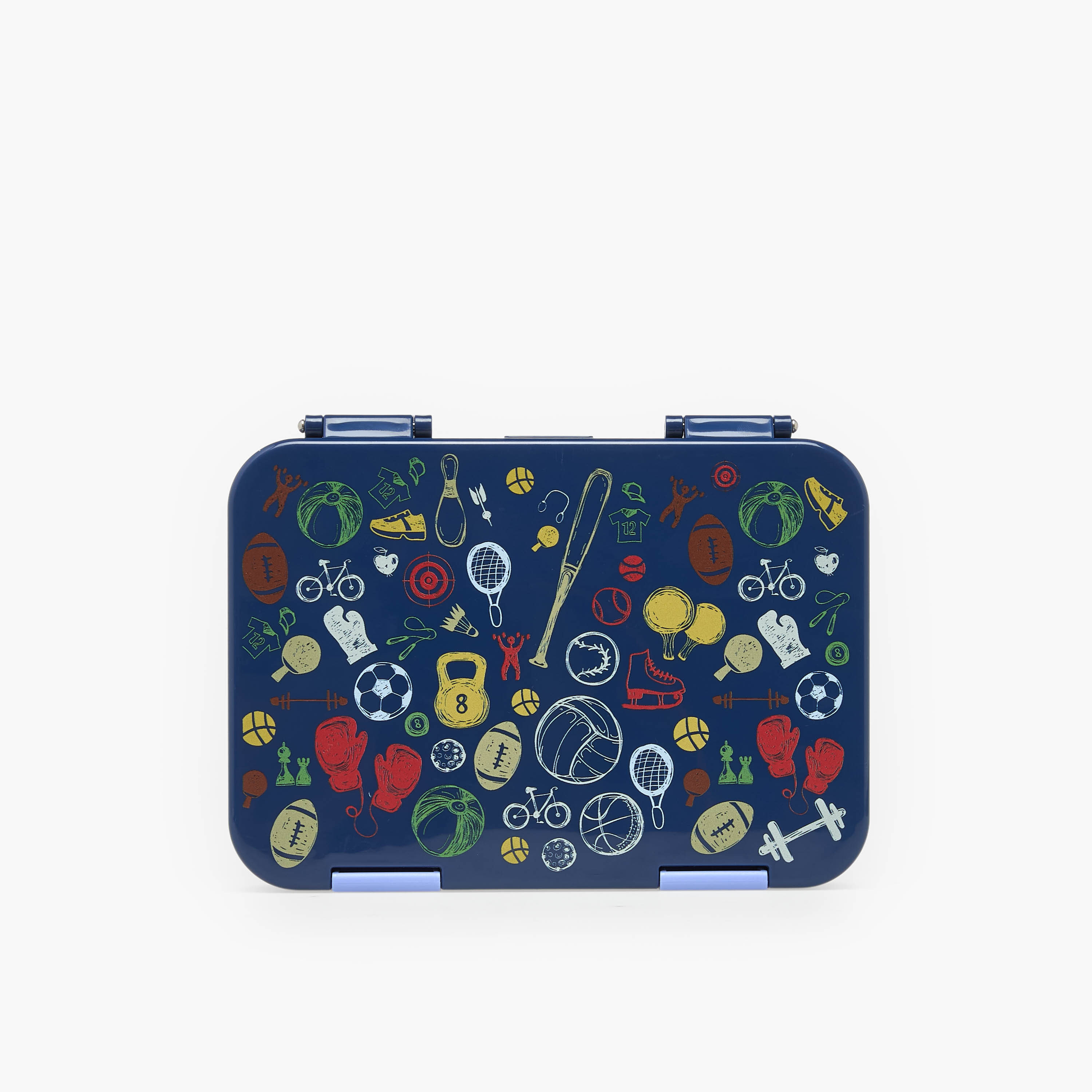 Juniors Sports Print Bento Lunch Box for Boys with Clip Lock Lid - 750 ml-school-lunchessentials-lunchboxes-image-4