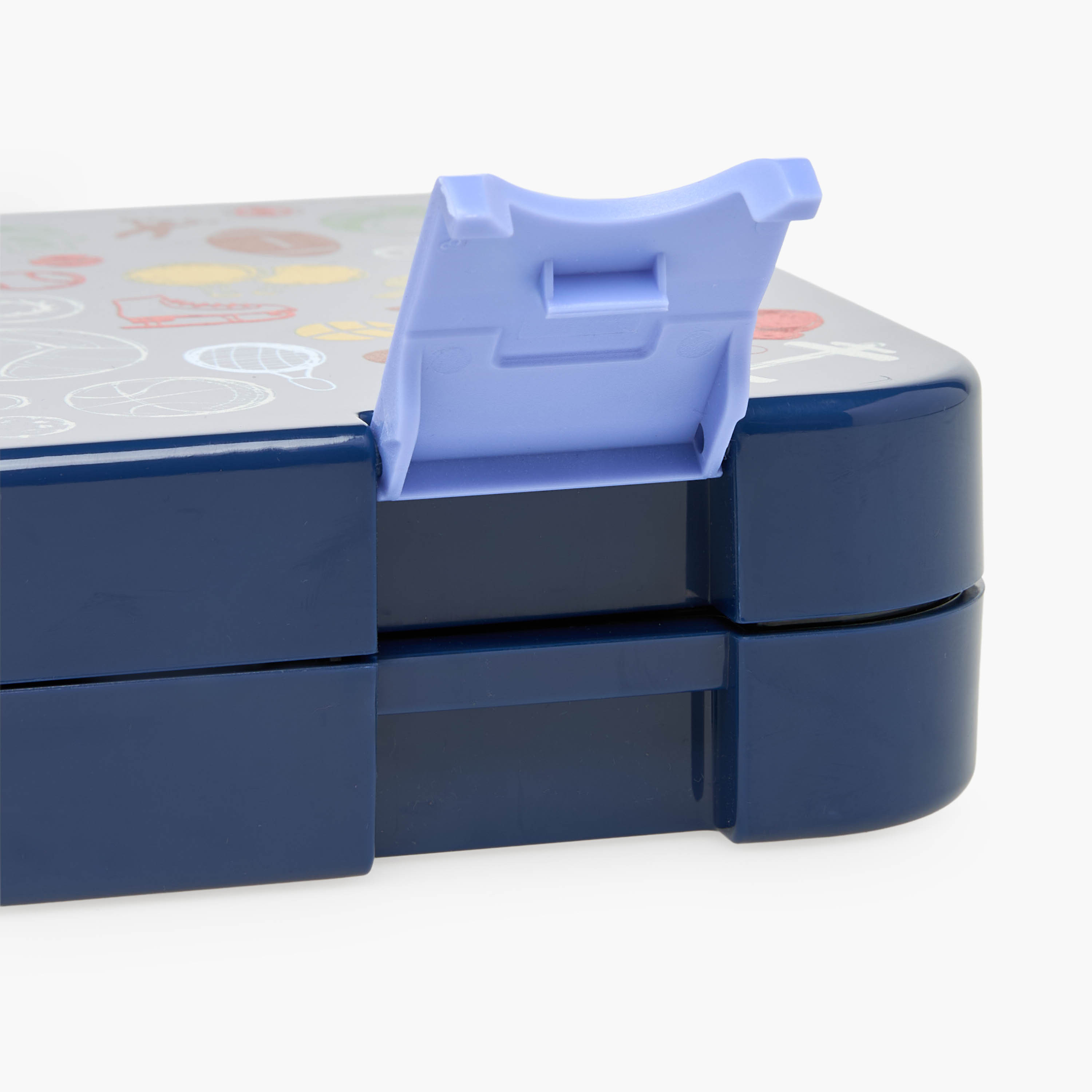 Juniors Sports Print Bento Lunch Box for Boys with Clip Lock Lid - 750 ml-school-lunchessentials-lunchboxes-image-8