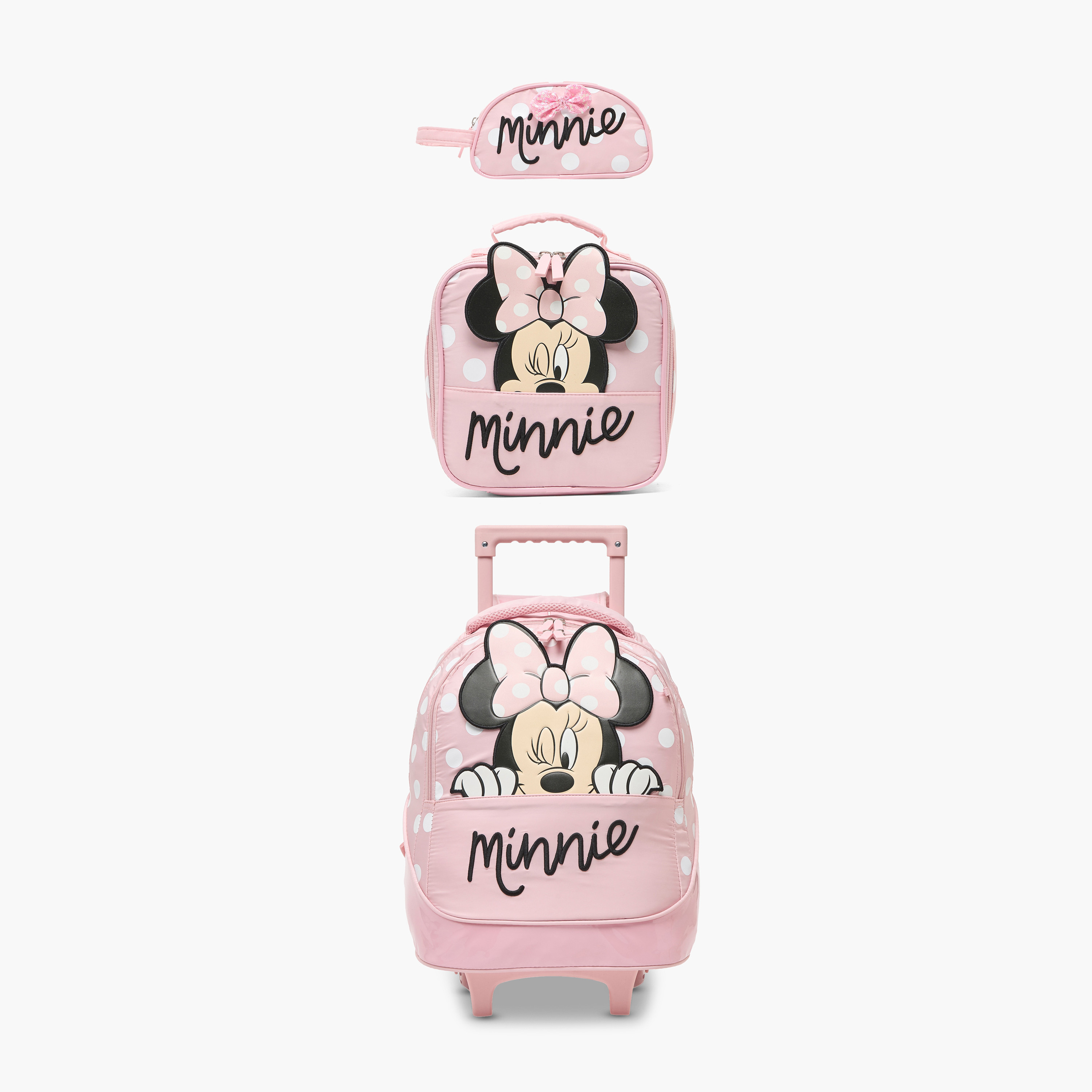 Disney Minnie Mouse Print Lunch Bag for Girls 5-8 Years with Top Handle-school-lunchessentials-lunchbags-image-10