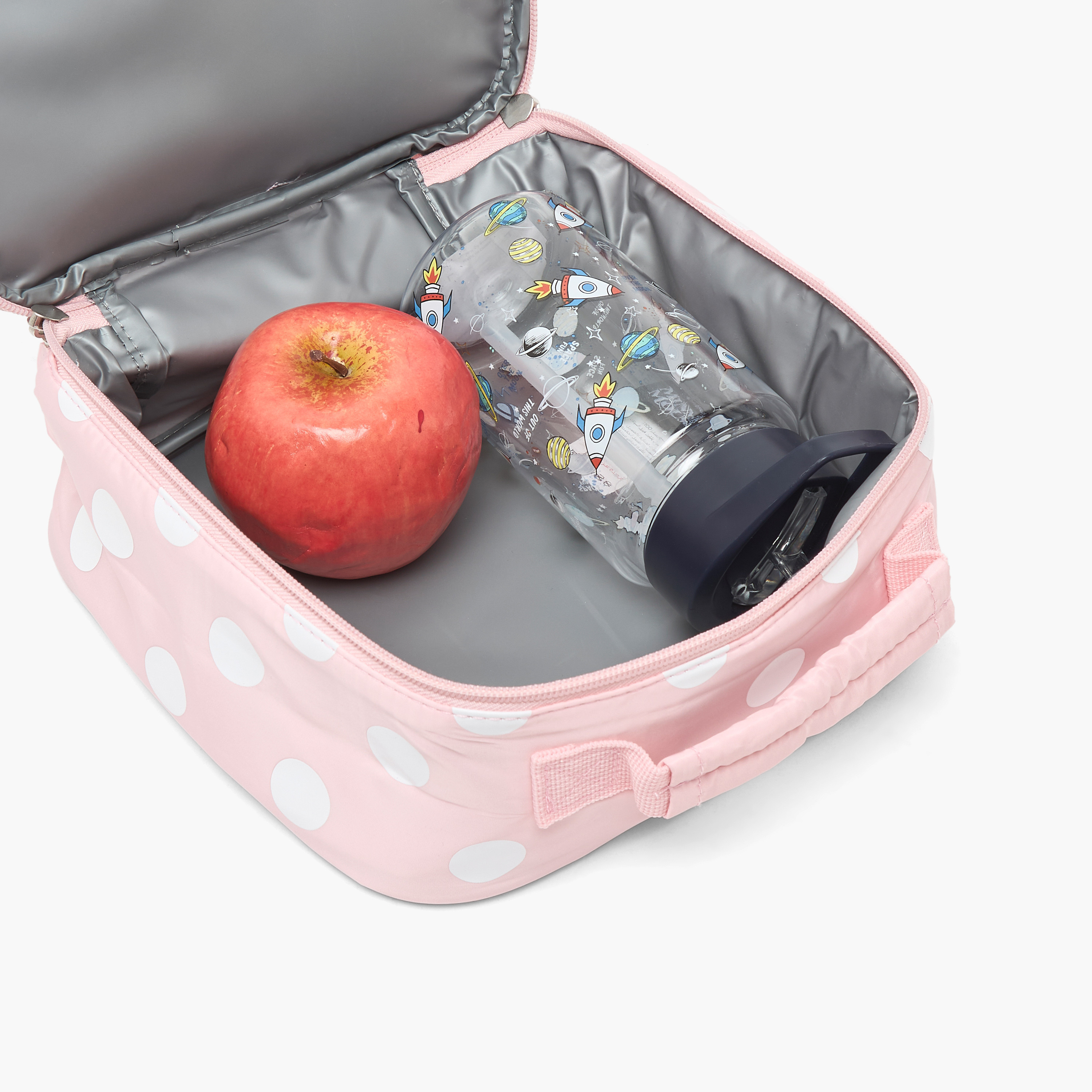 Disney Minnie Mouse Print Lunch Bag for Girls 5-8 Years with Top Handle-school-lunchessentials-lunchbags-image-4