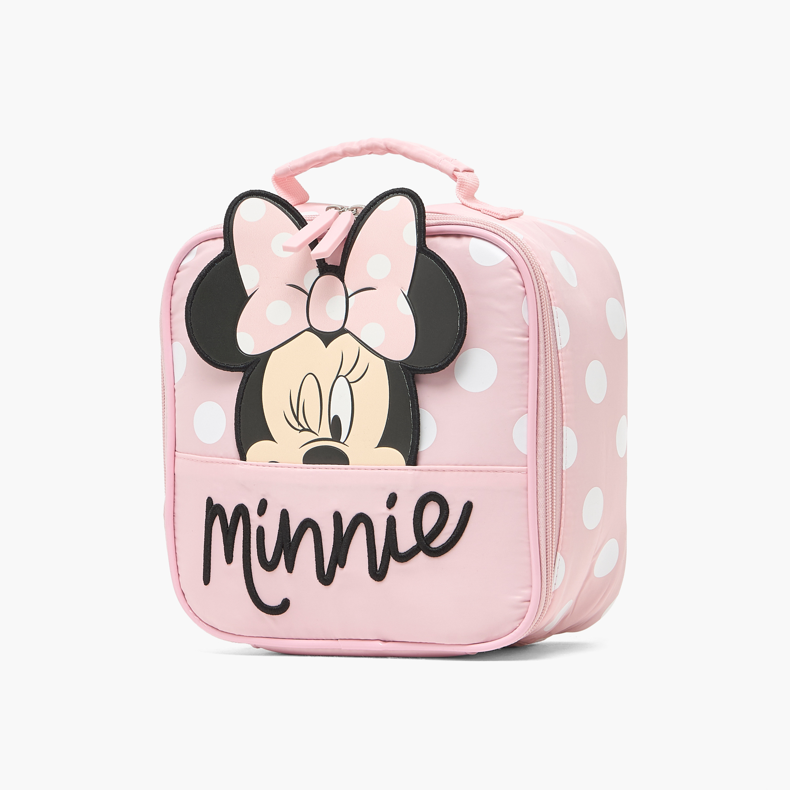 Disney Minnie Mouse Print Lunch Bag for Girls 5-8 Years with Top Handle-school-lunchessentials-lunchbags-image-6