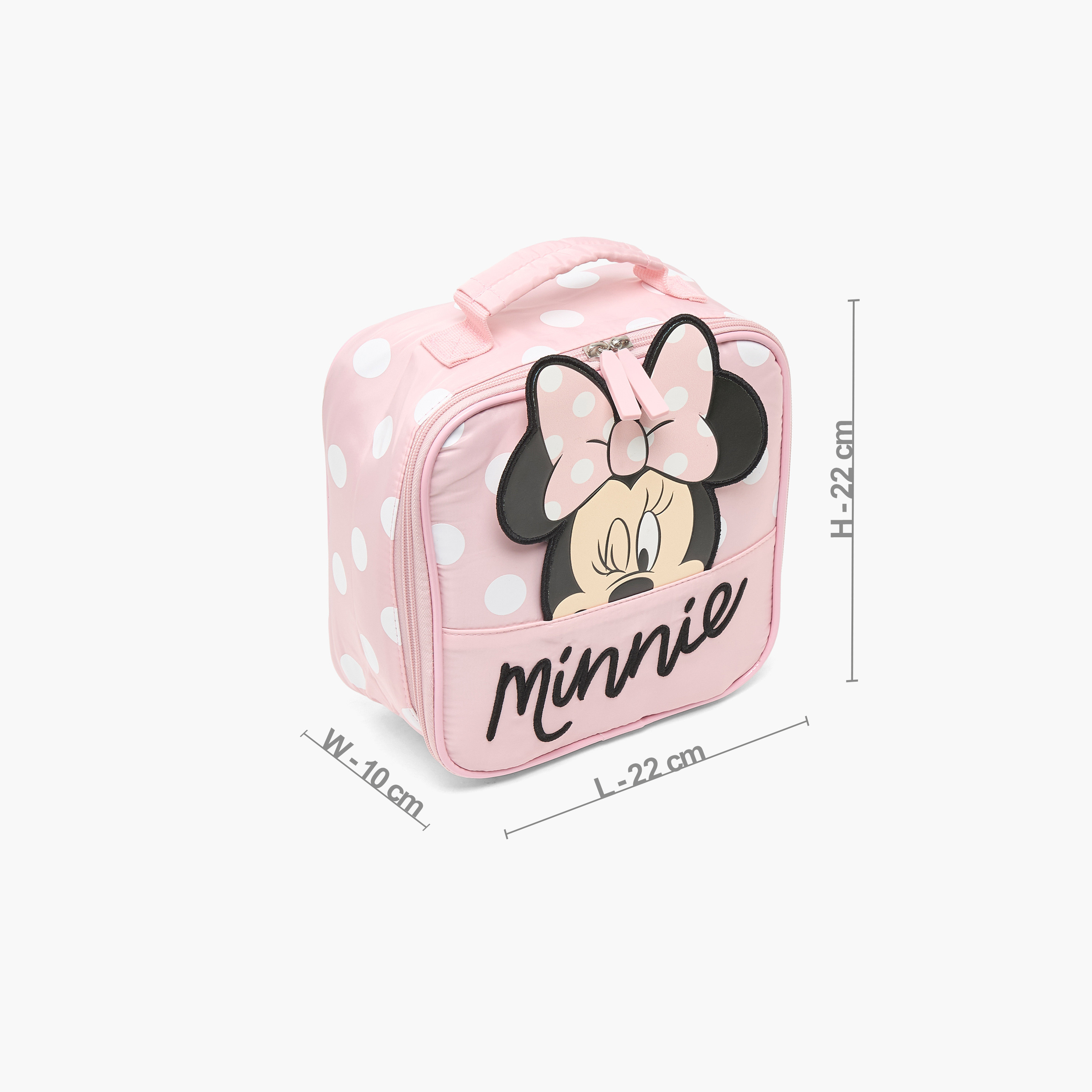 Disney Minnie Mouse Print Lunch Bag for Girls 5-8 Years with Top Handle-school-lunchessentials-lunchbags-image-8