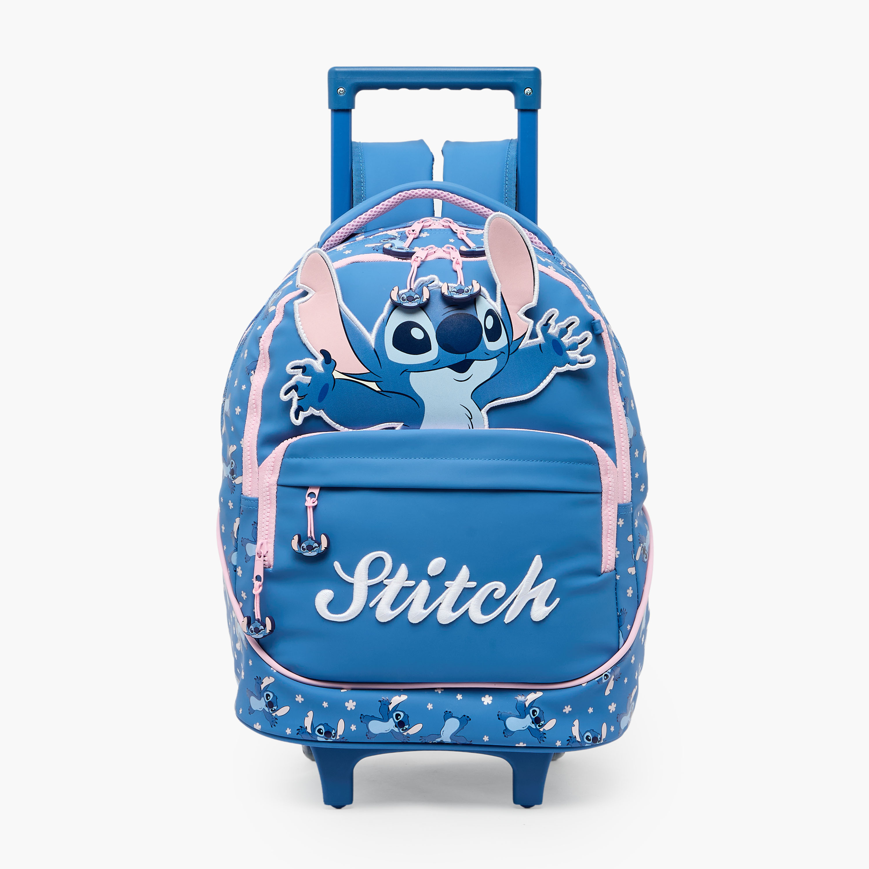 Disney Printed Trolley Bag for Girls 5-8 Years with Adjustable Shoulder Straps - 16 inches-school-bagsandbackpacks-trolleybags-image-2