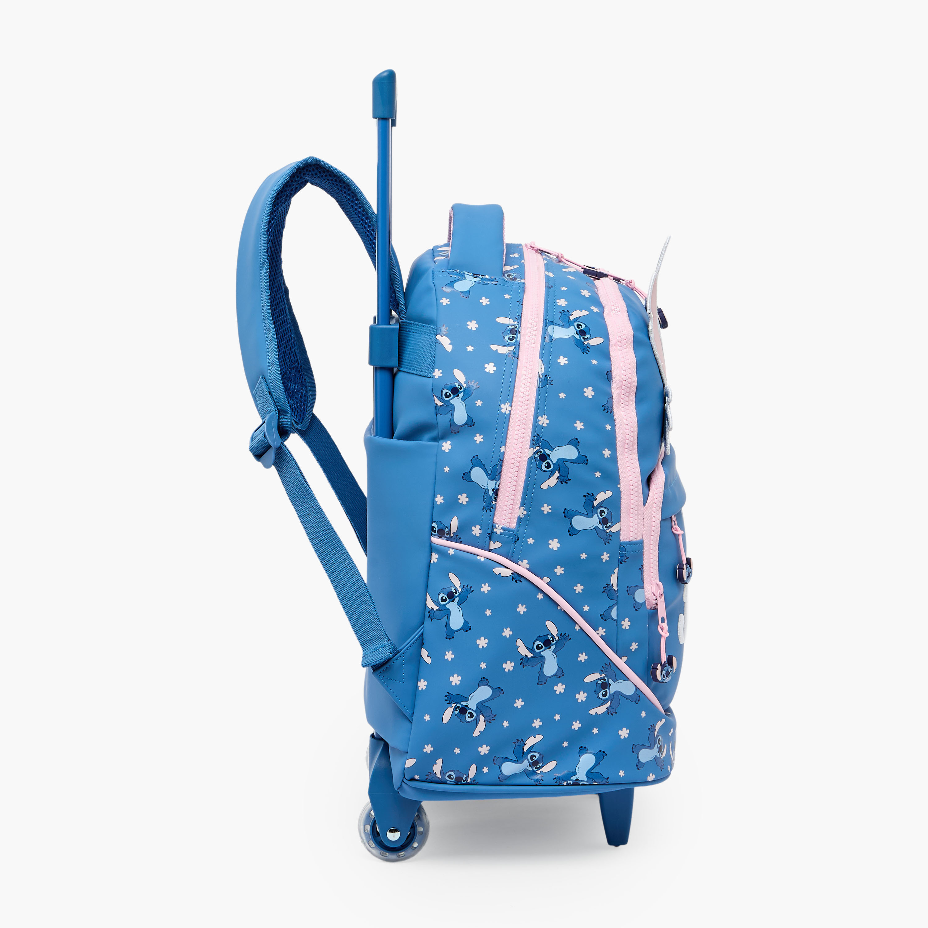 Disney Printed Trolley Bag for Girls 5-8 Years with Adjustable Shoulder Straps - 16 inches-school-bagsandbackpacks-trolleybags-image-11