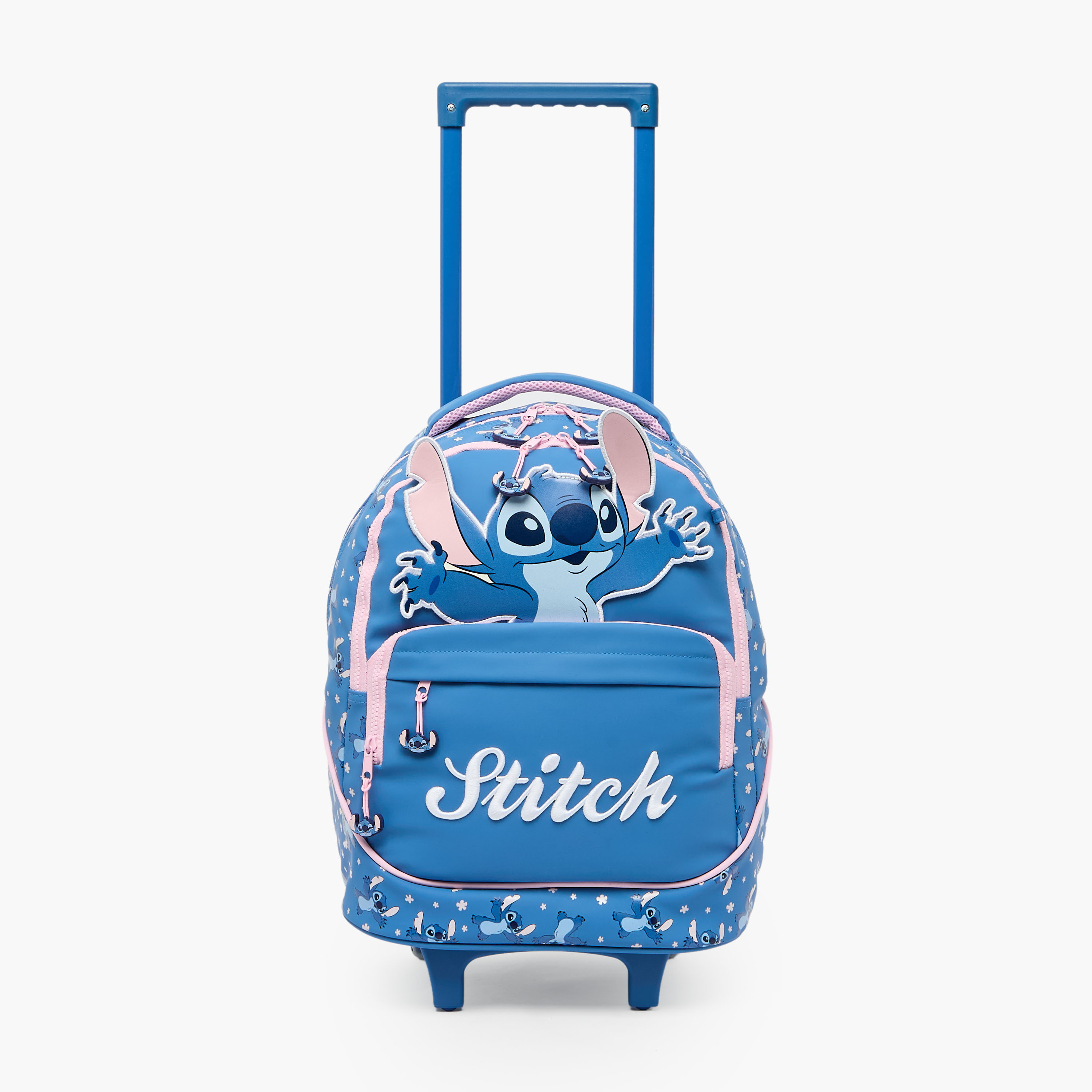 Disney Printed Trolley Bag for Girls 5-8 Years with Adjustable Shoulder Straps - 16 inches-school-bagsandbackpacks-trolleybags-image-5