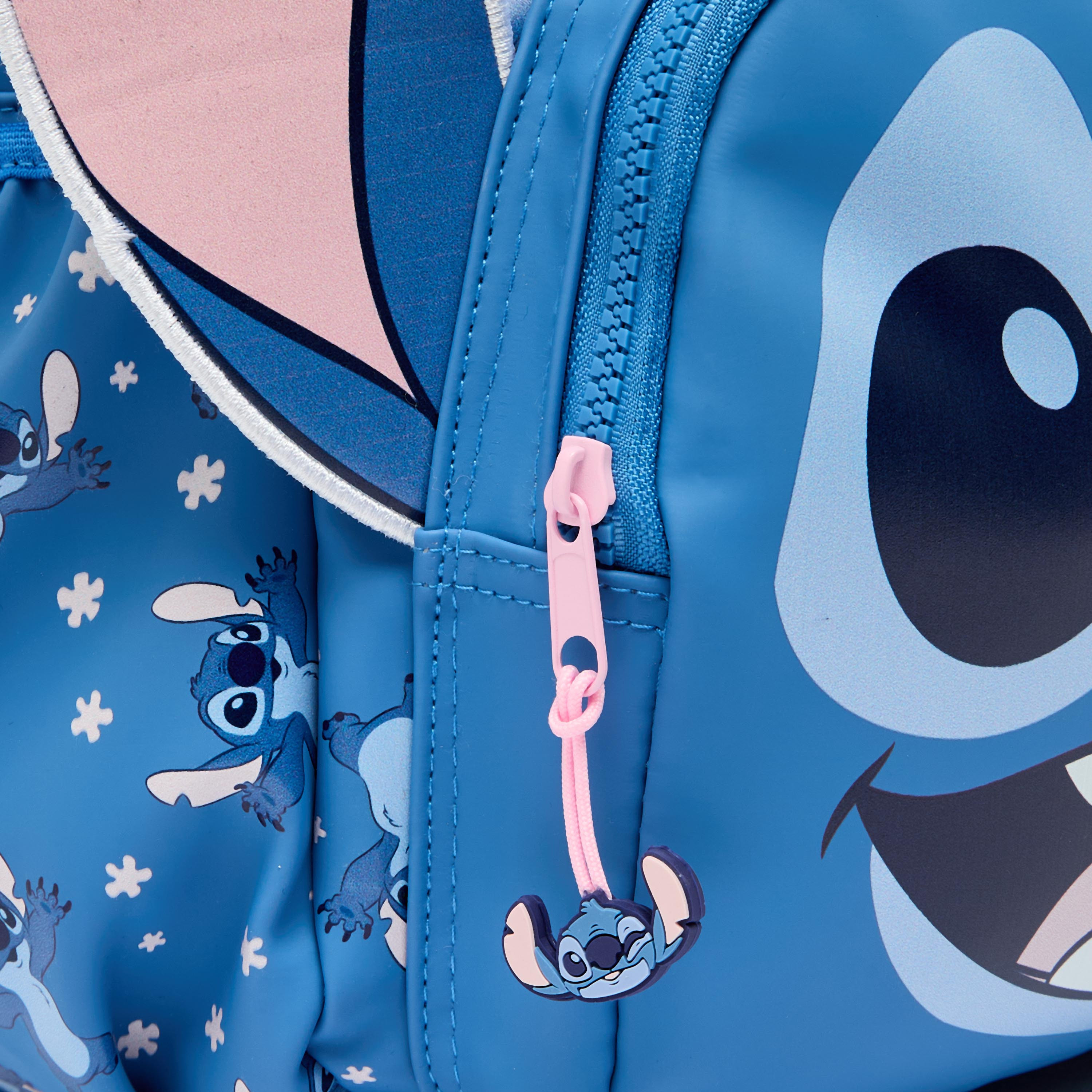 Disney Stitch Print Backpack for Girls 5-8 Years with Adjustable Shoulder Straps - 16 inches-school-bagsandbackpacks-backpacks-image-5