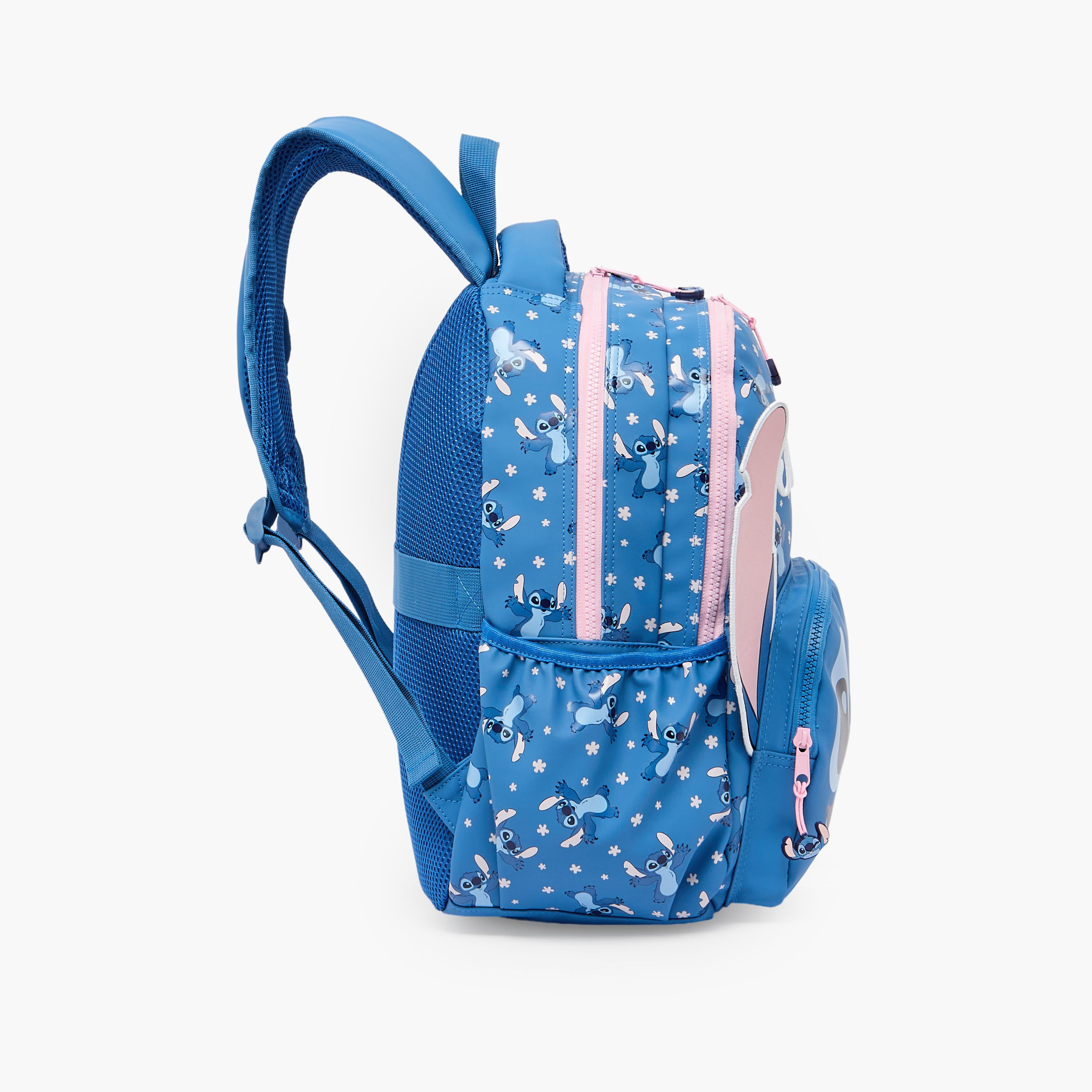 Disney Stitch Print Backpack for Girls 5-8 Years with Adjustable Shoulder Straps - 16 inches-school-bagsandbackpacks-backpacks-image-9