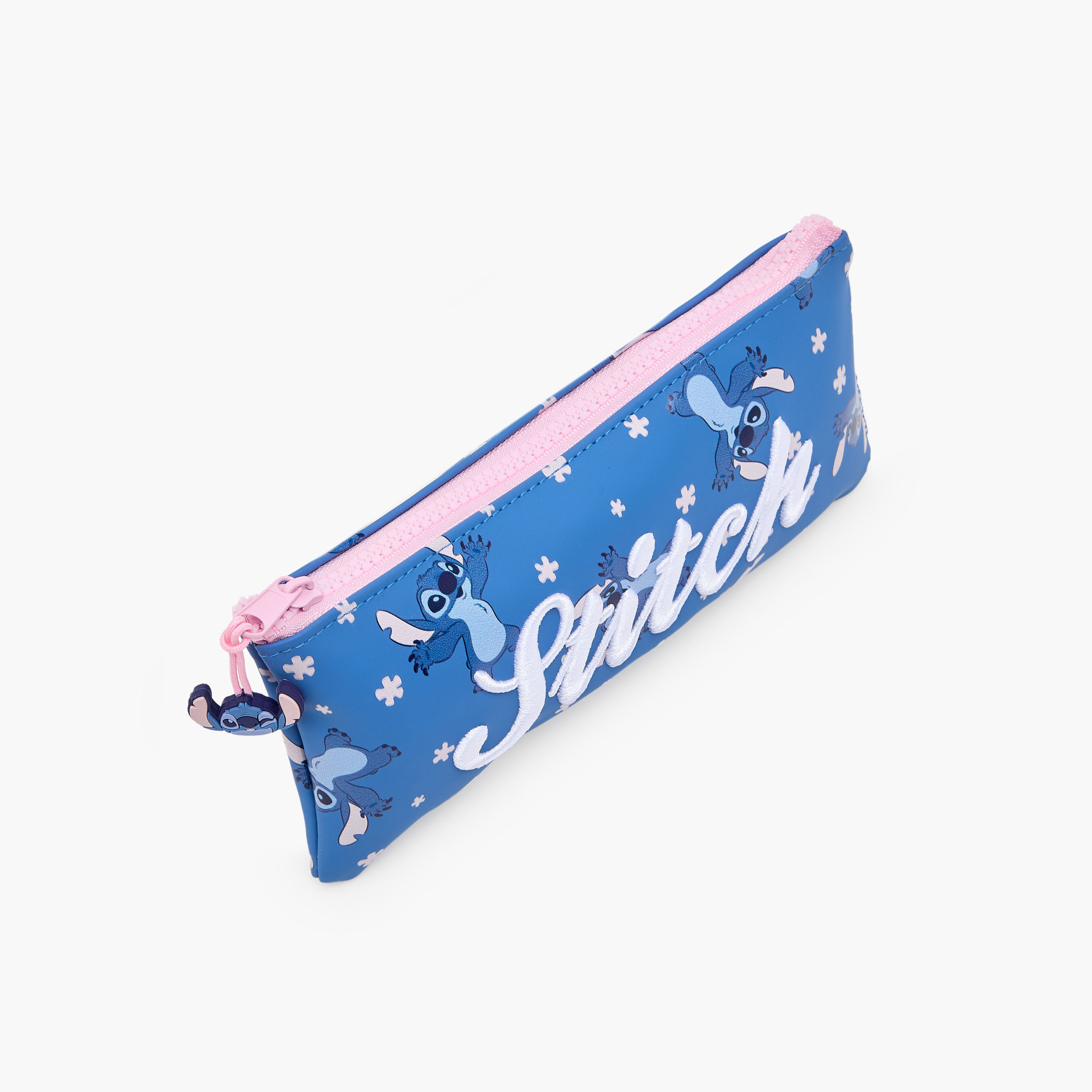 Disney Stitch Print Pencil Pouch with Zip Closure-school-stationery-pencilcases-image-3