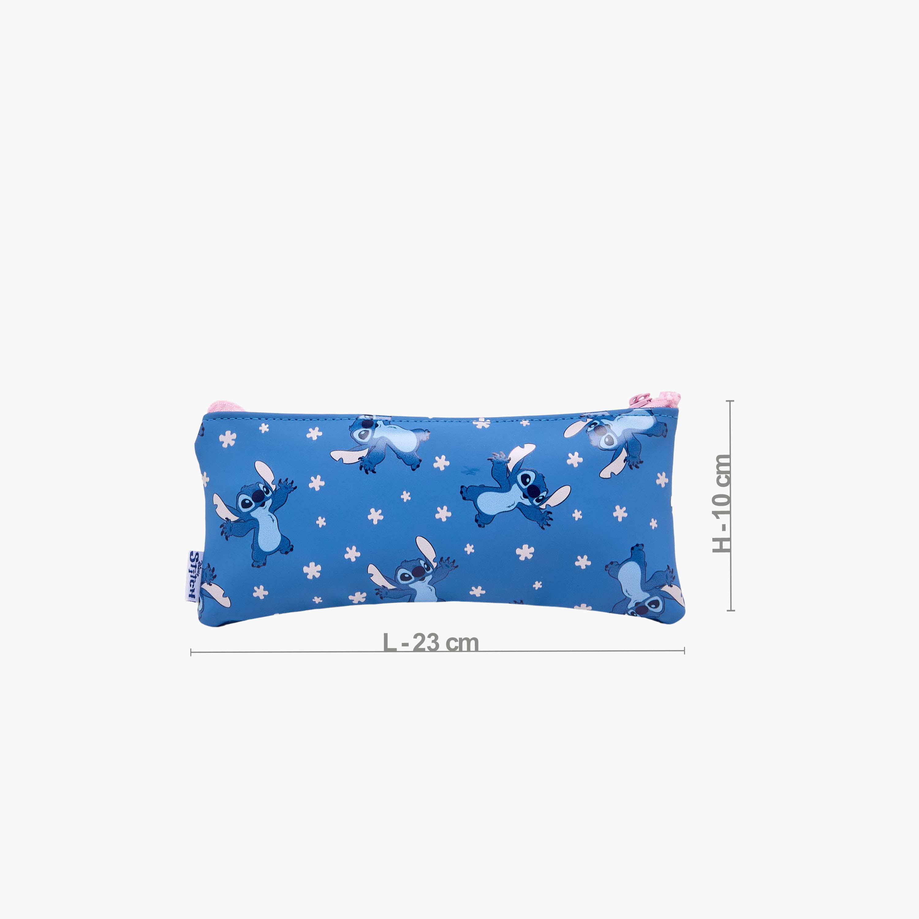 Disney Stitch Print Pencil Pouch with Zip Closure-school-stationery-pencilcases-image-4
