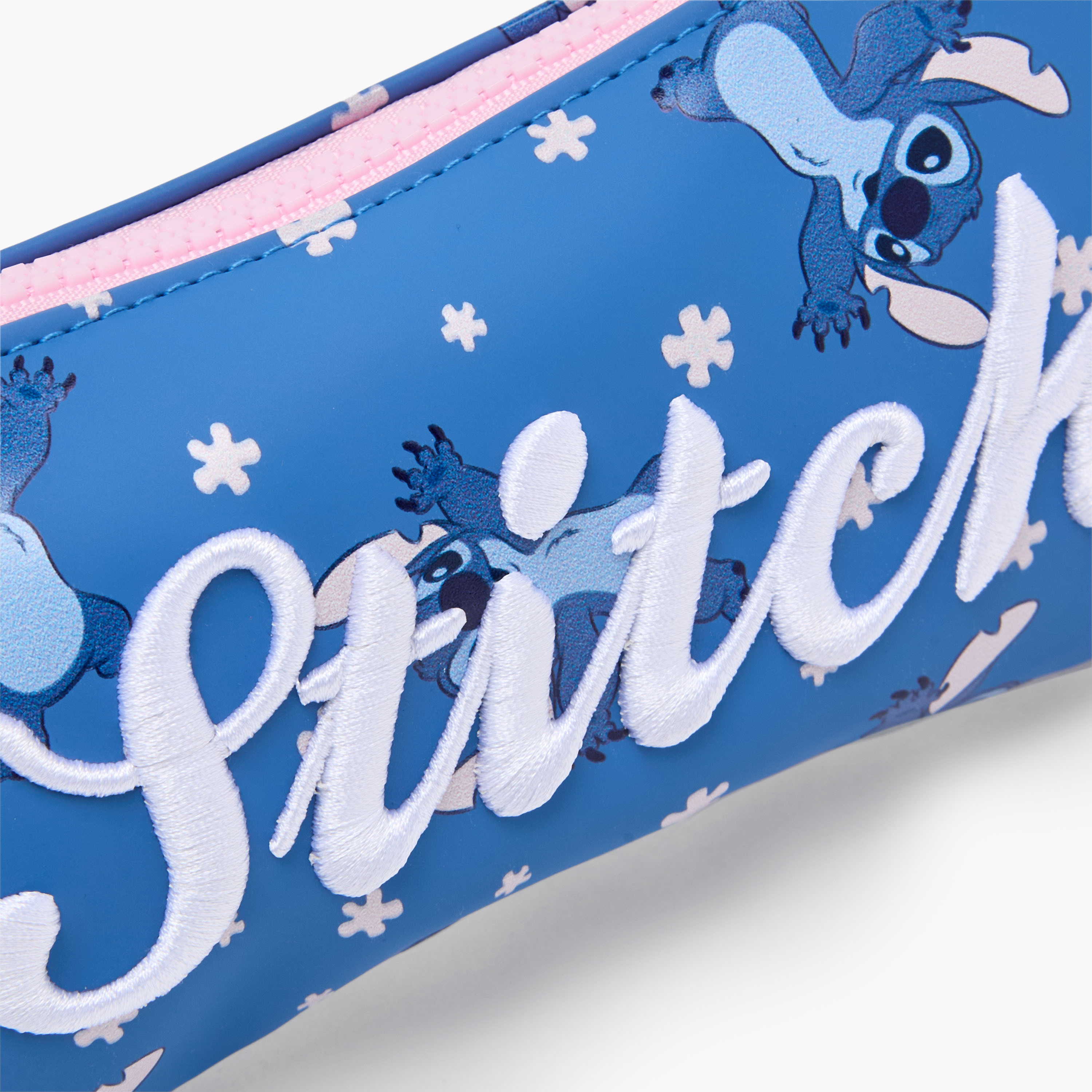 Disney Stitch Print Pencil Pouch with Zip Closure-school-stationery-pencilcases-image-6