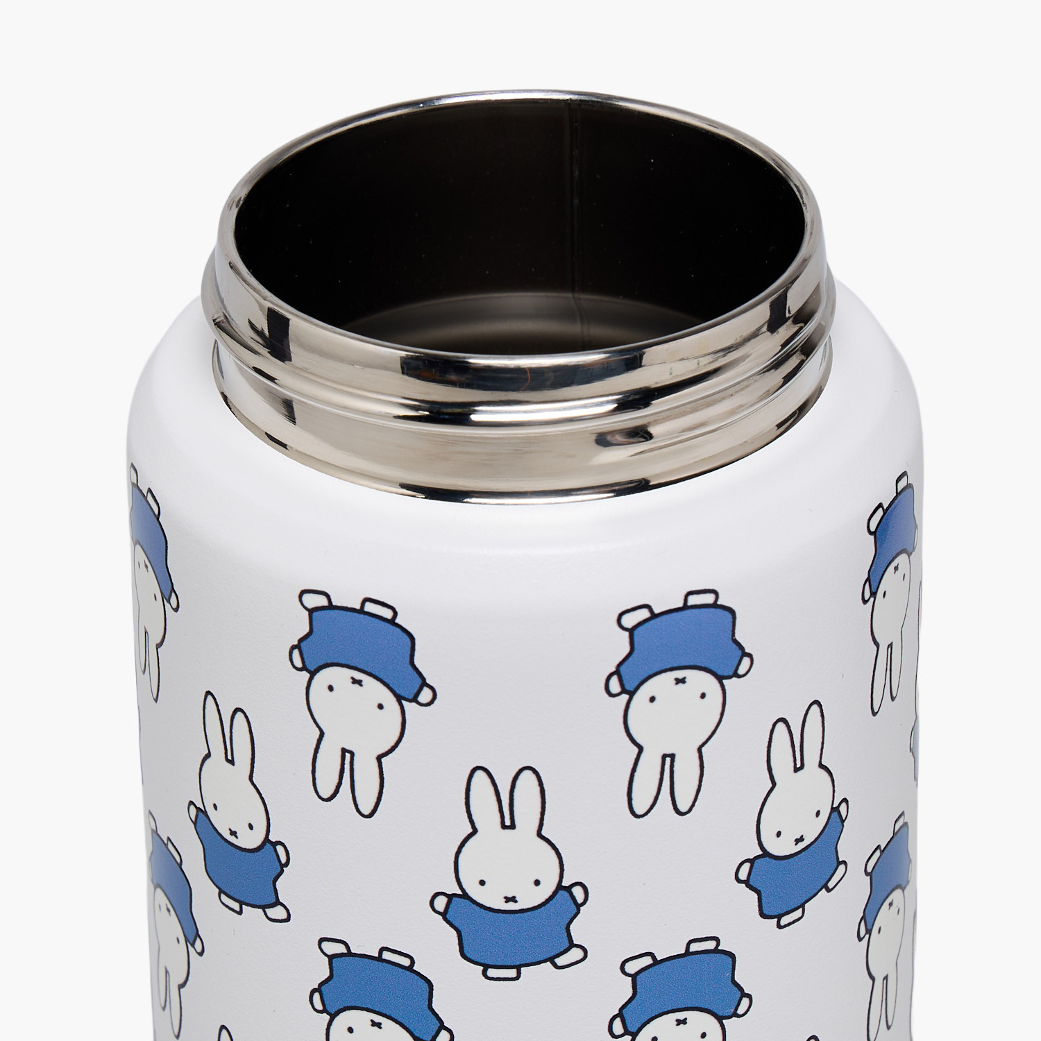 Mercis Miffy Print Stainless Steel Water Bottle with Spout and Lid-school-waterbottles-image-5