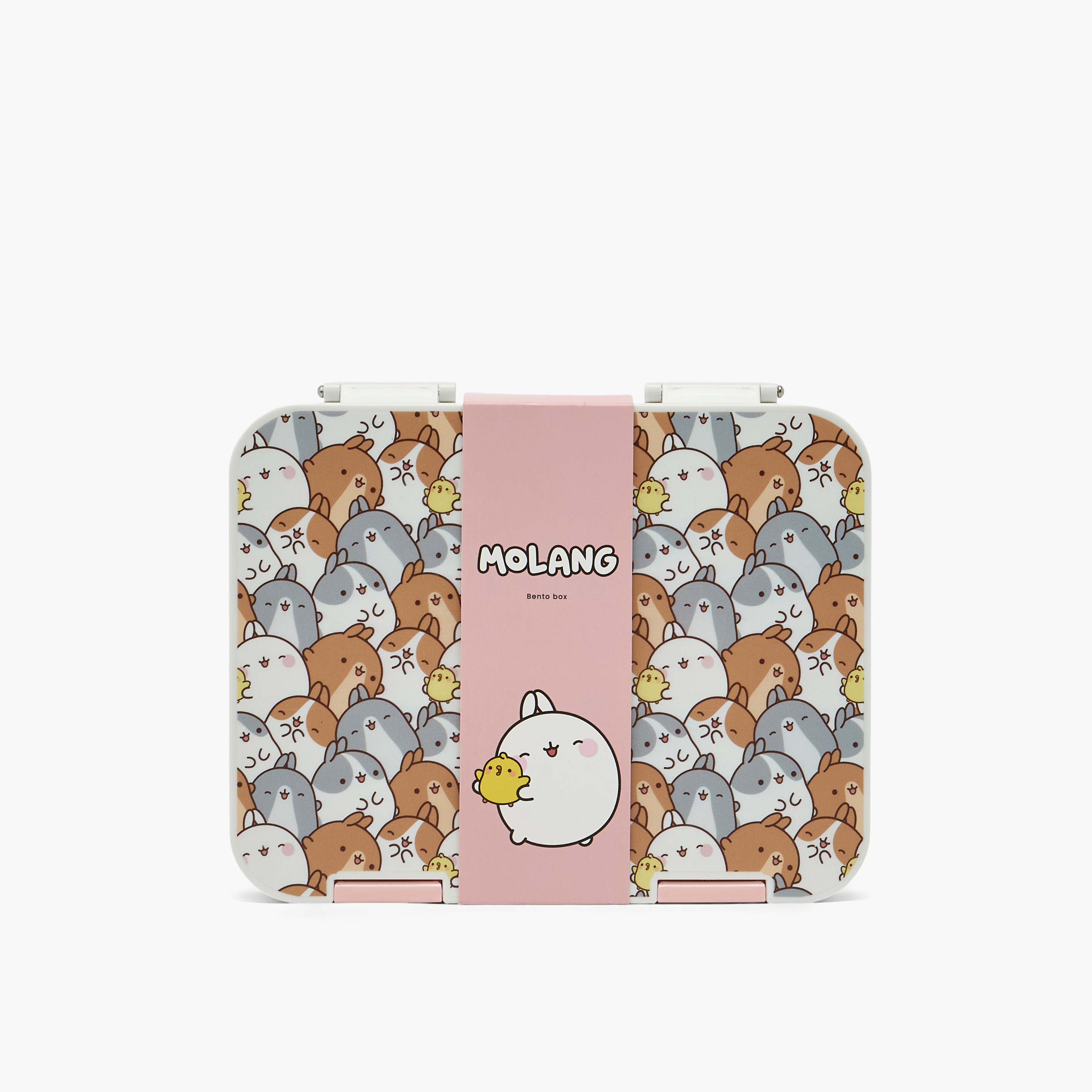 Millimages Molang Print Bento Lunch Box for Girls with Clip Lock Lid - 1 L-school-lunchessentials-lunchboxes-image-12