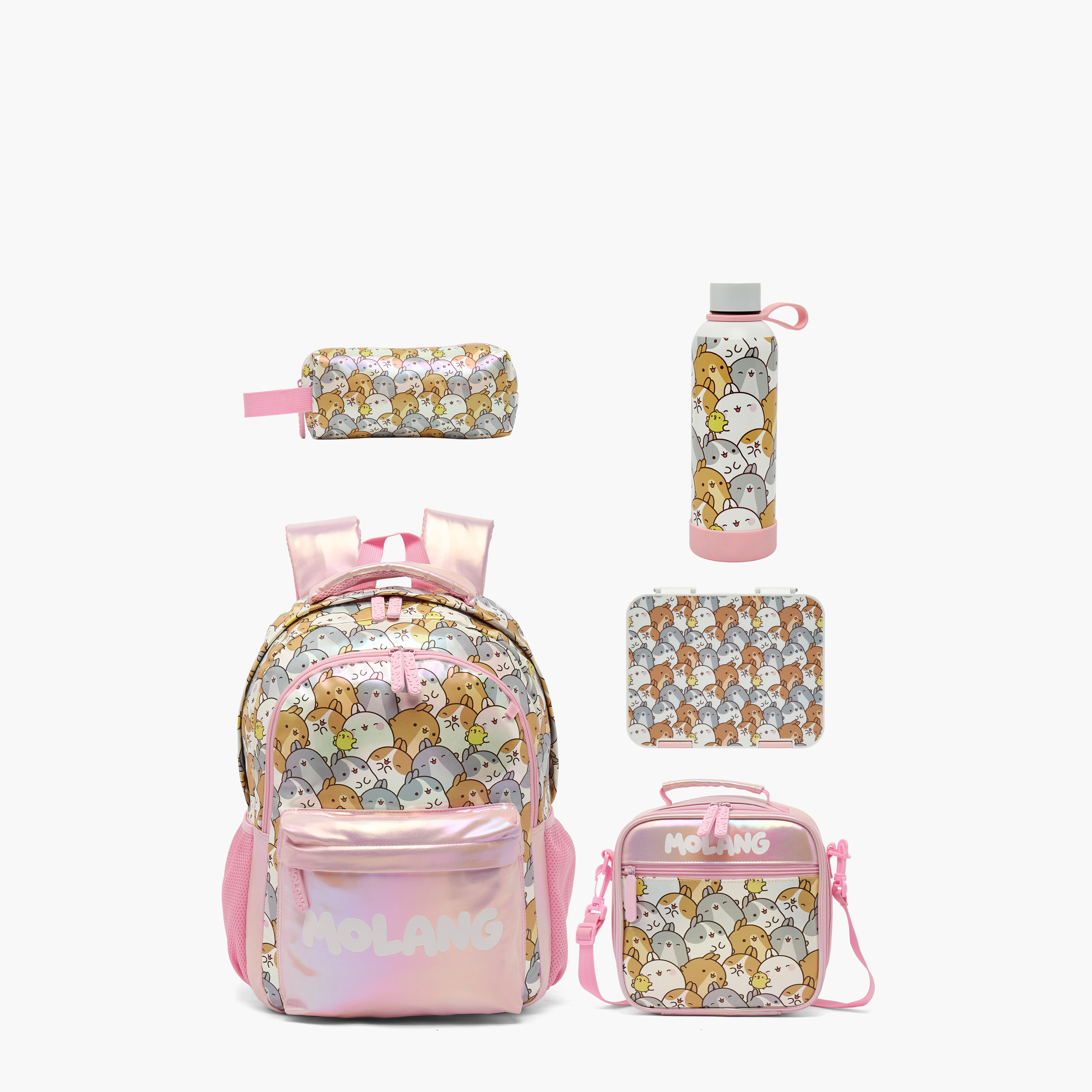 Millimages Molang Print Bento Lunch Box for Girls with Clip Lock Lid - 1 L-school-lunchessentials-lunchboxes-image-13
