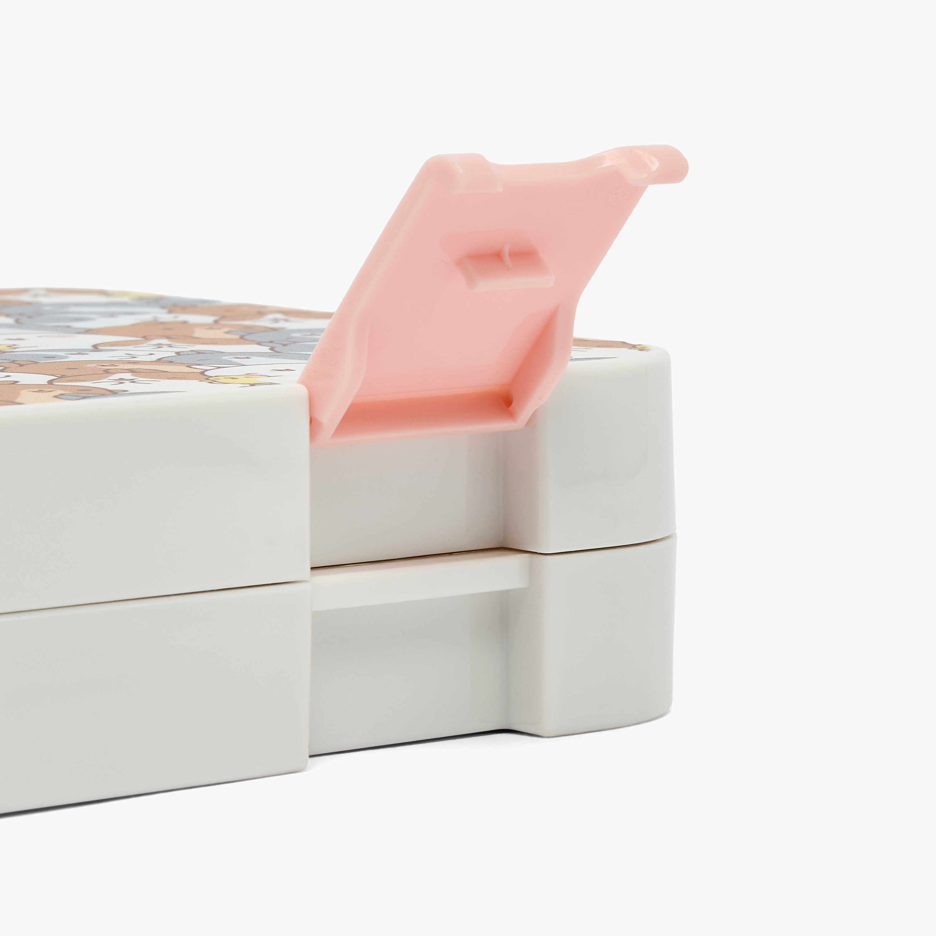 Millimages Molang Print Bento Lunch Box for Girls with Clip Lock Lid - 1 L-school-lunchessentials-lunchboxes-image-8
