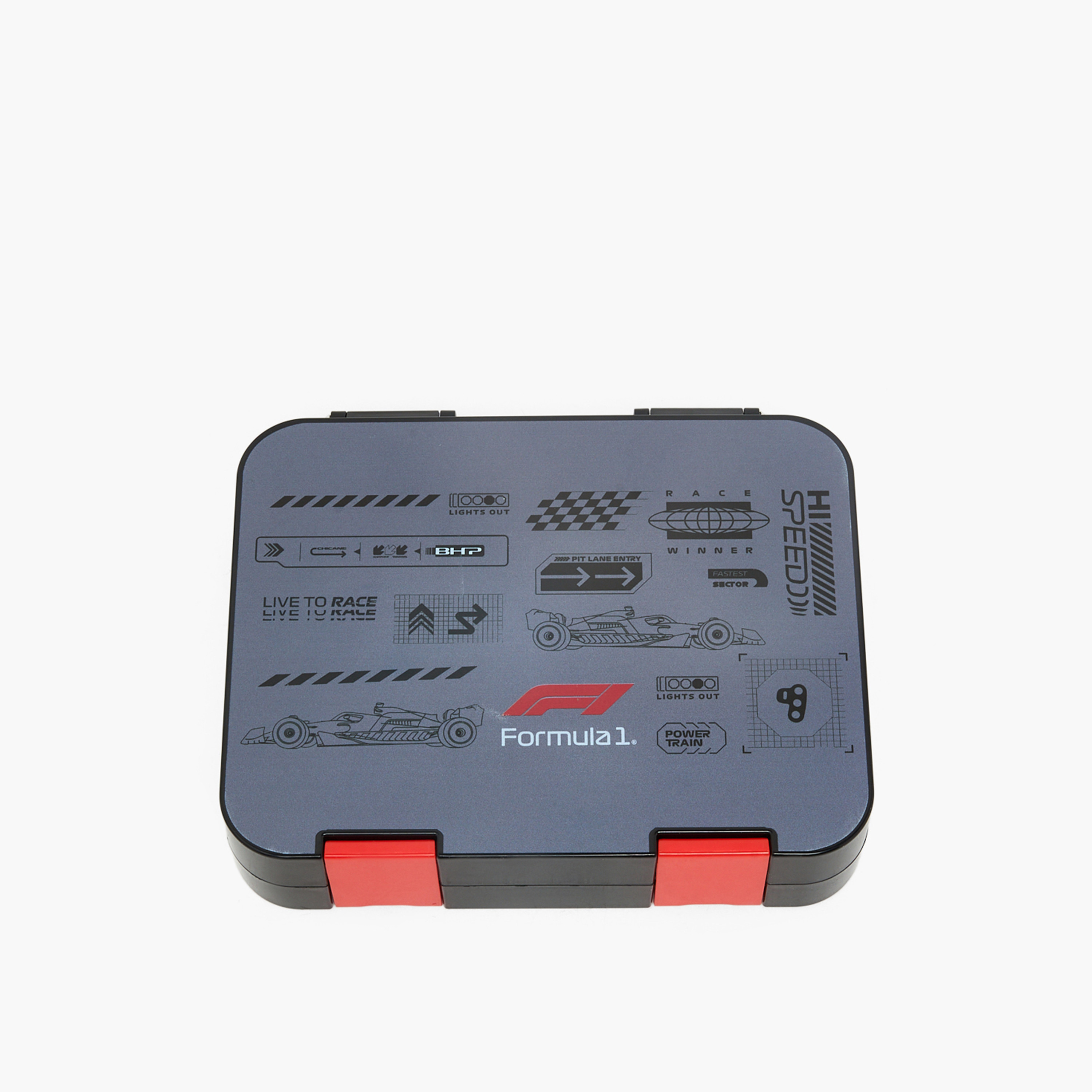صندوق غداء بأقسام وطبعات فورمولا ون للأولاد-school-lunchessentials-lunchboxes-image-2