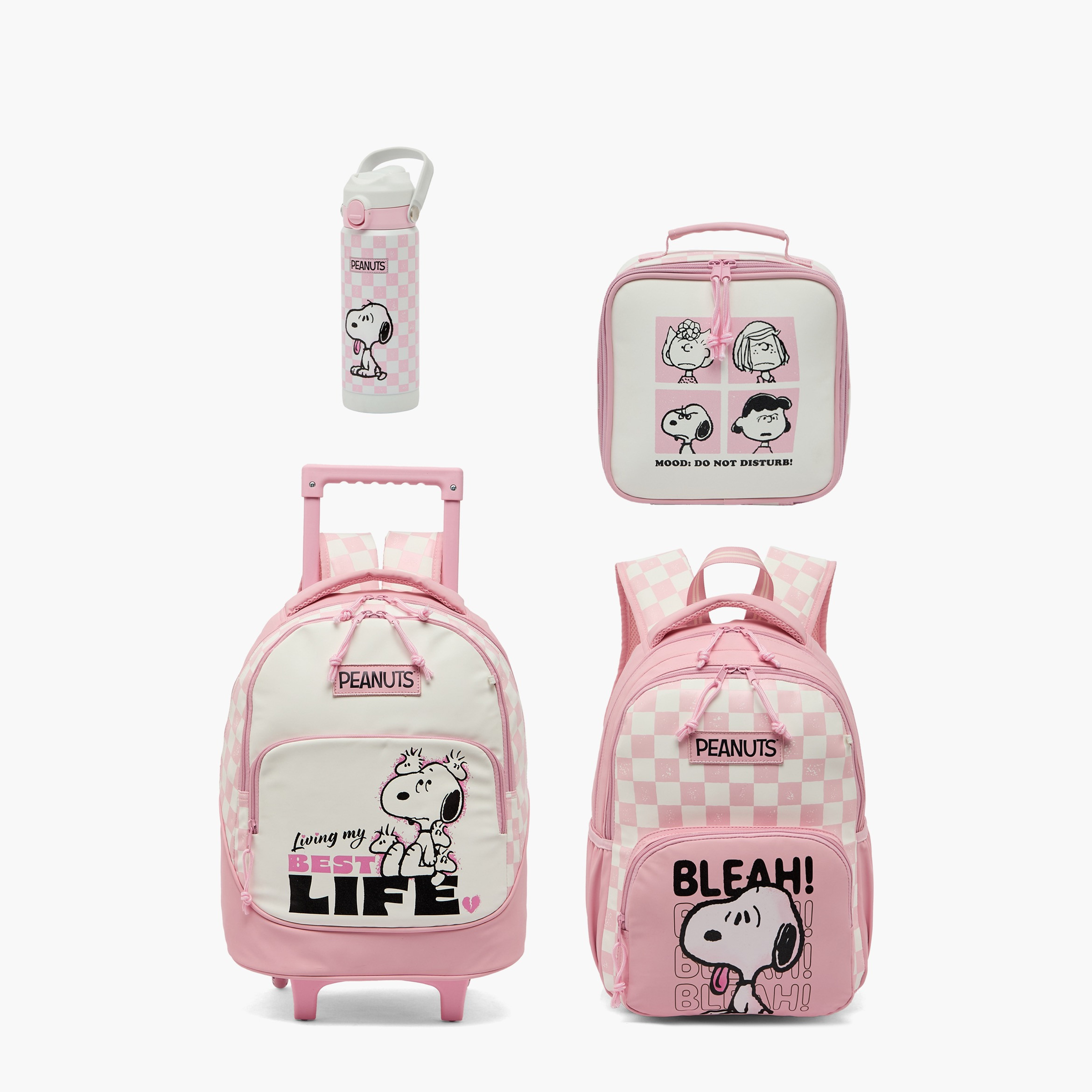 قارورة مياه ستانلس ستيل بفوهة قلابة ومقبض وطبعات من بيناتس - 500 مل-school-waterbottles-image-10