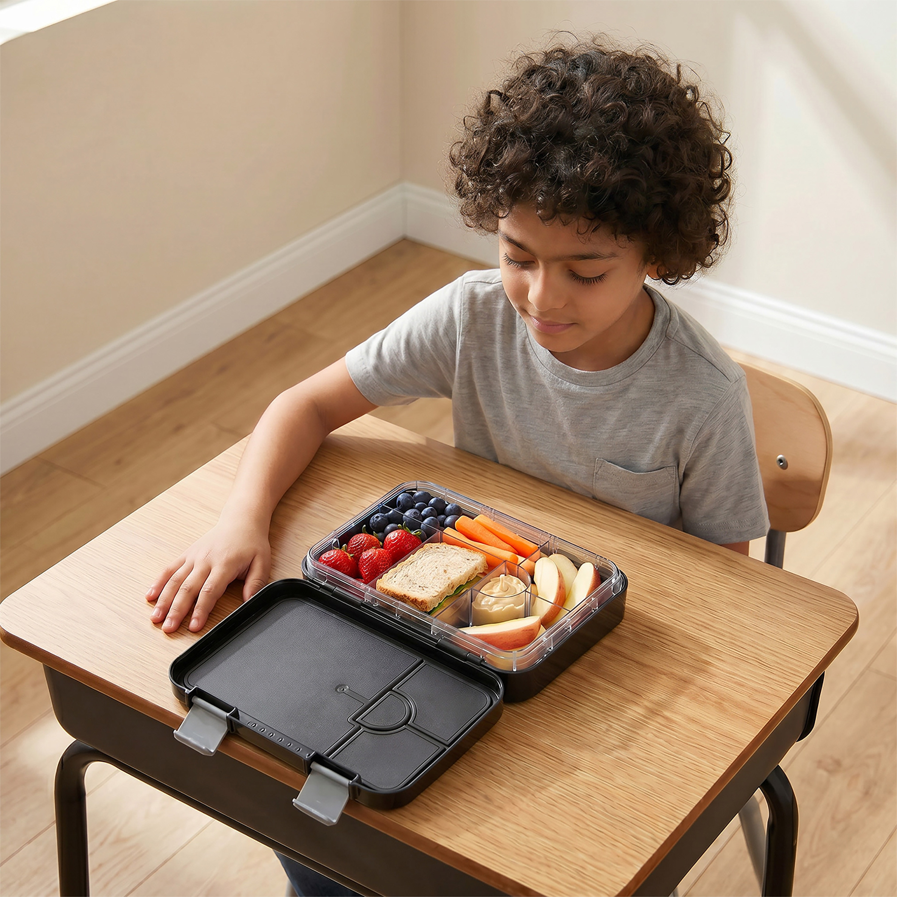 Microsoft Xbox Print Bento Lunch Box for Boys with Clip Lock Lid - 1 L-school-lunchessentials-lunchboxes-image-3