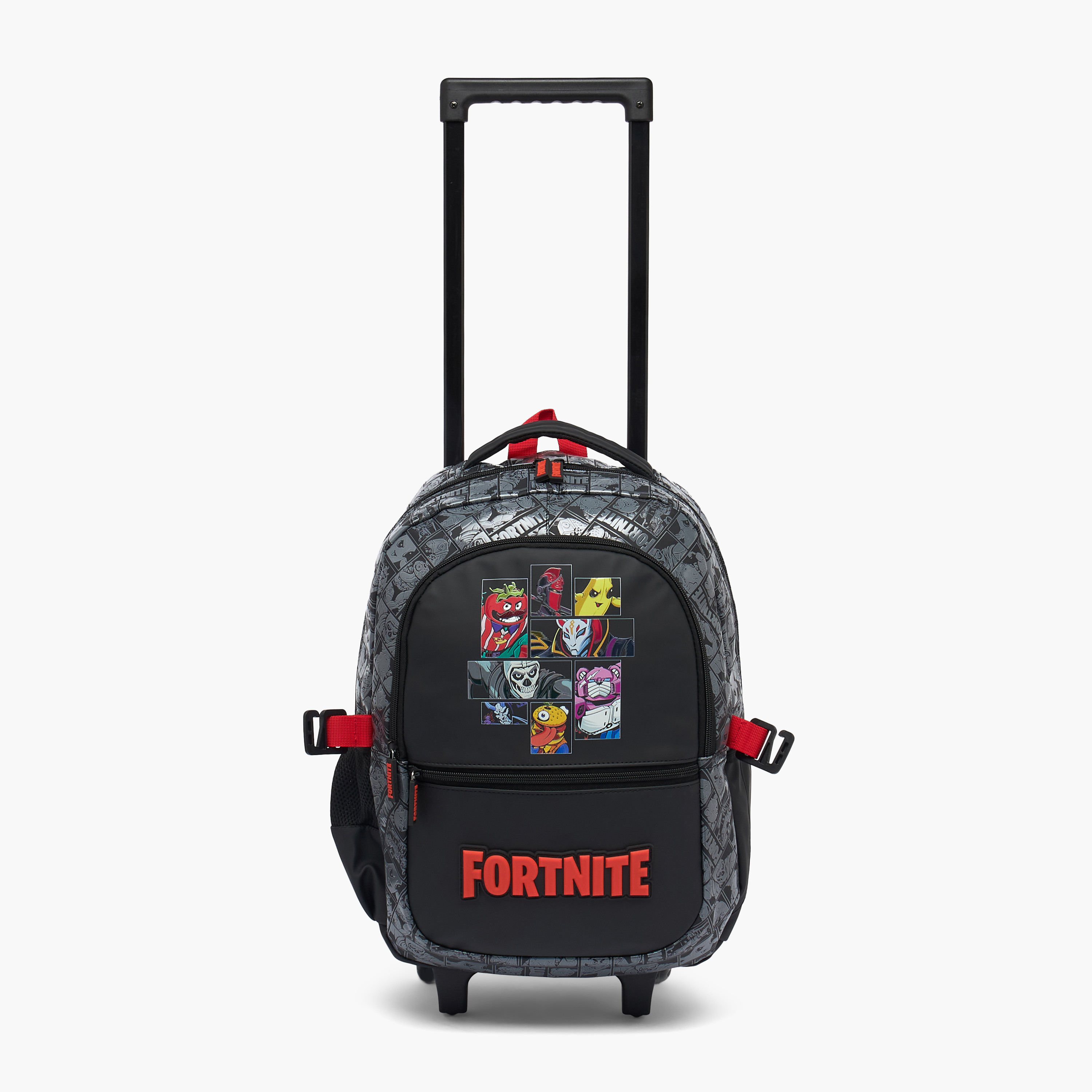 Fortnite Printed Trolley Bag for Boys 5-8 Years Retractable Handle - 16 inches-school-bagsandbackpacks-trolleybags-image-5