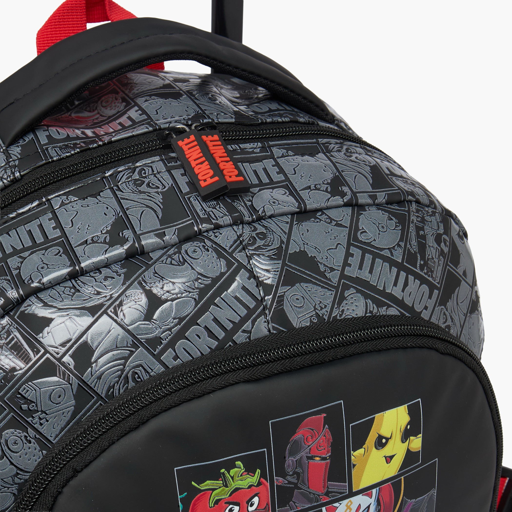 Fortnite Printed Trolley Bag for Boys 5-8 Years Retractable Handle - 16 inches-school-bagsandbackpacks-trolleybags-image-6