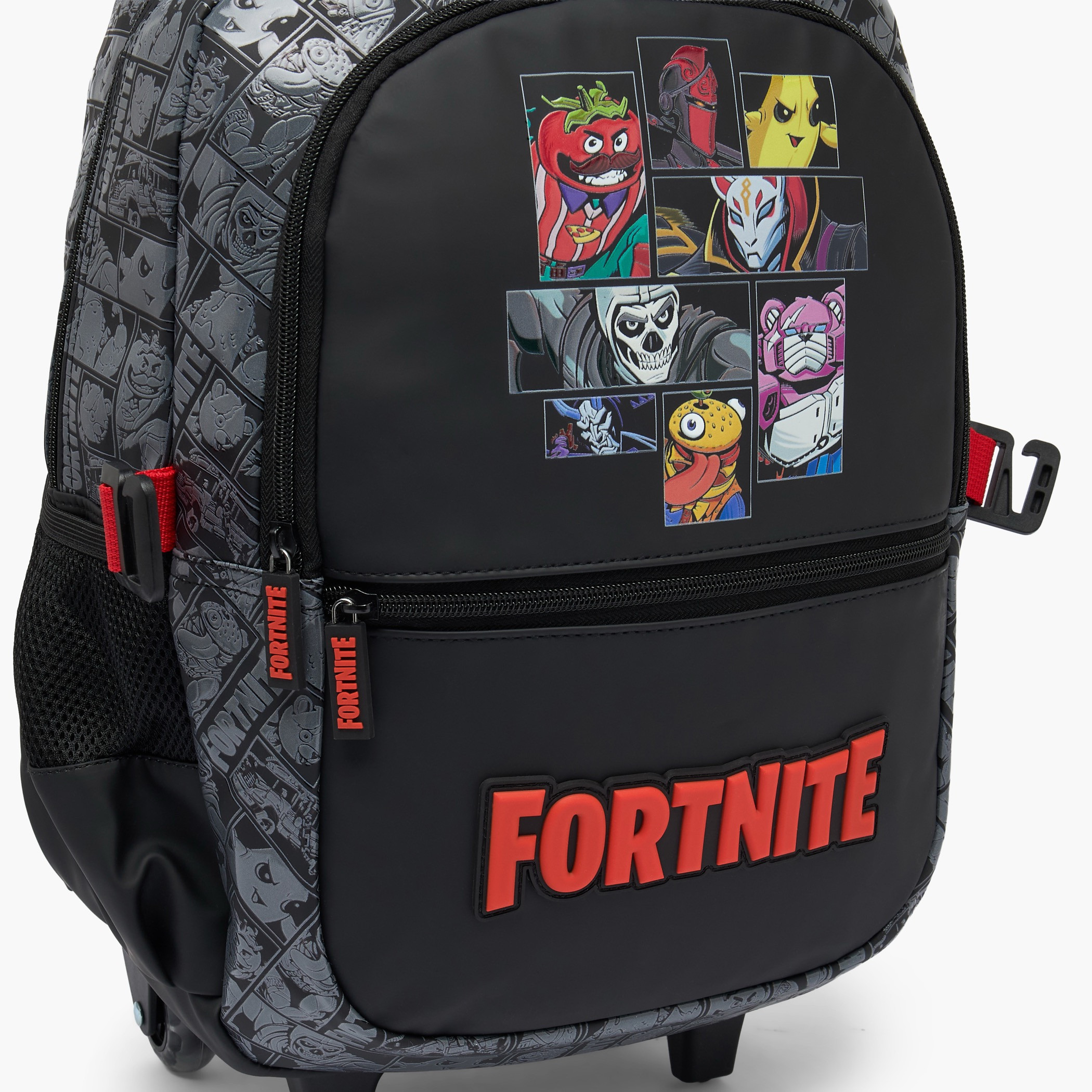 Fortnite Printed Trolley Bag for Boys 5-8 Years Retractable Handle - 16 inches-school-bagsandbackpacks-trolleybags-image-7