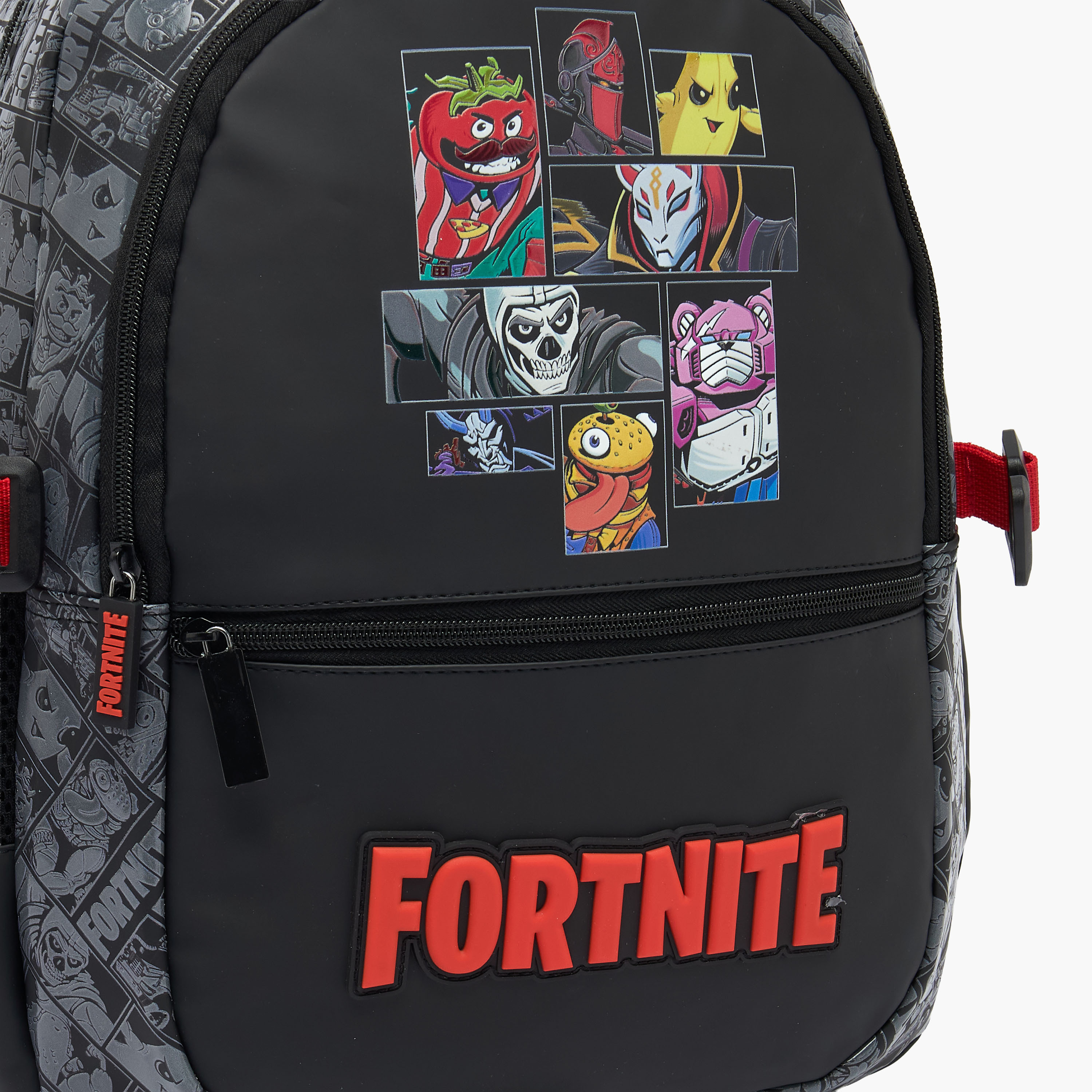 شنطة ظهر بأحزمة مبطنة وطبعات للأولاد بعمر 5-8 سنوات من فورتنايت-school-bagsandbackpacks-backpacks-image-5