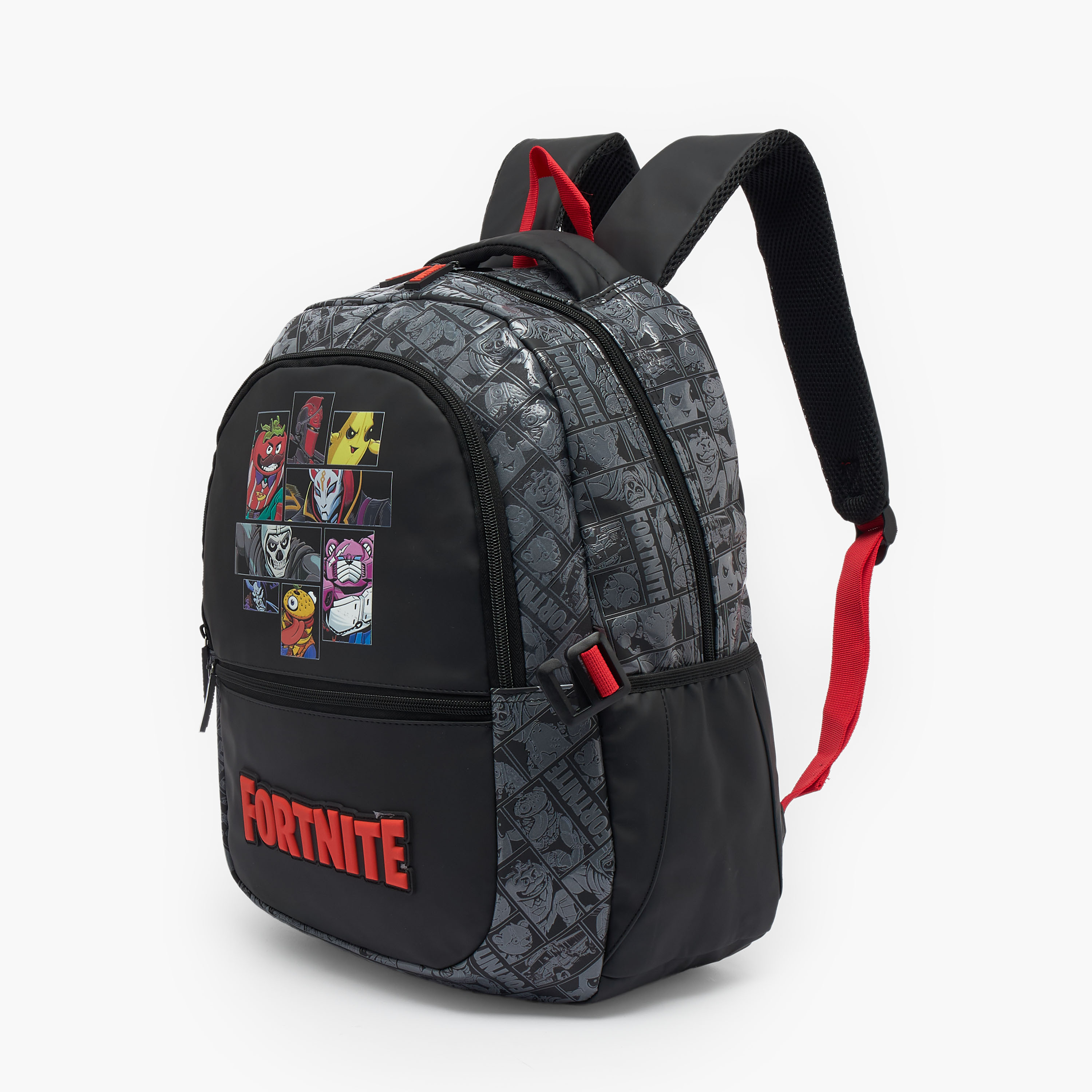 شنطة ظهر بأحزمة مبطنة وطبعات للأولاد بعمر 5-8 سنوات من فورتنايت-school-bagsandbackpacks-backpacks-image-7