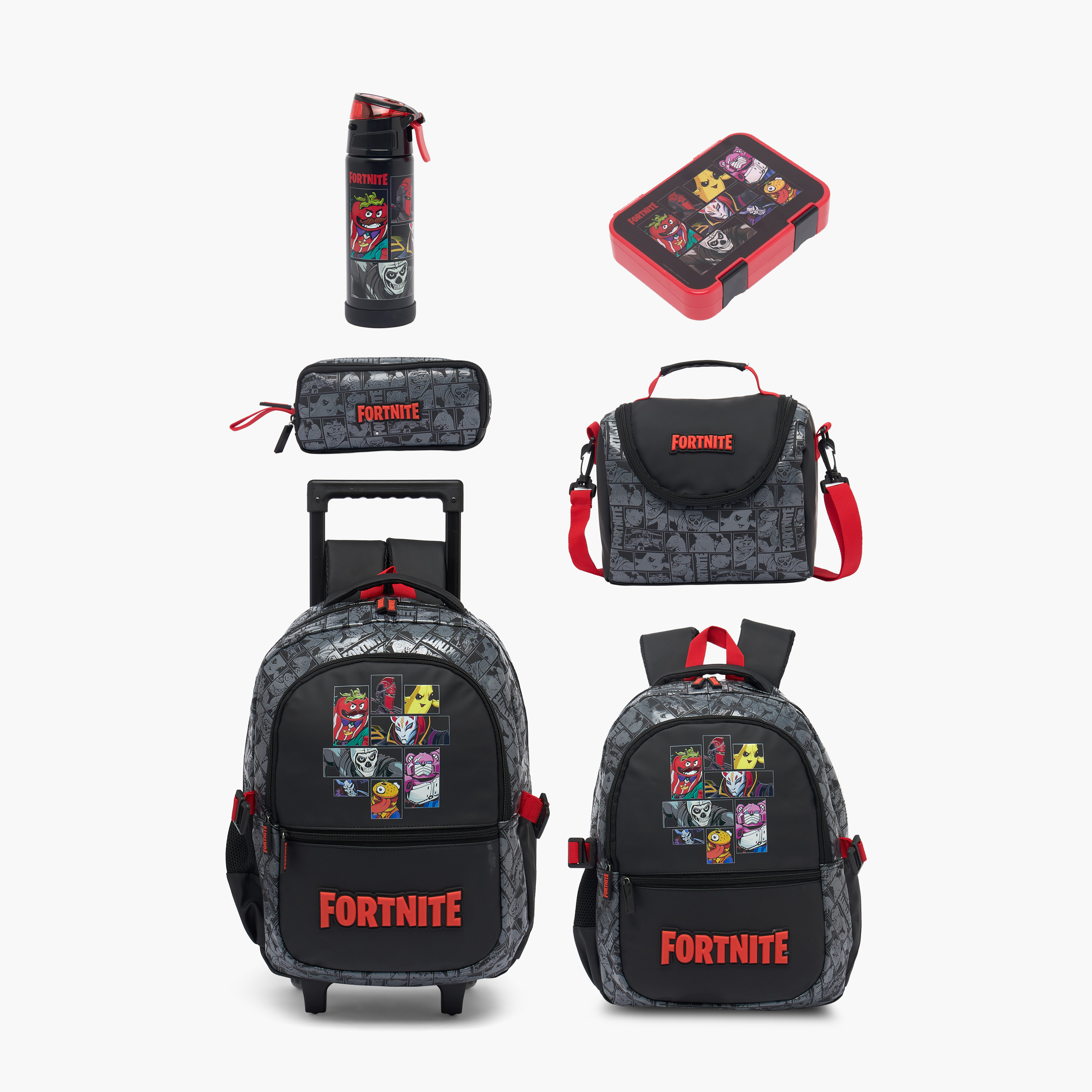 شنطة ظهر بأحزمة مبطنة وطبعات للأولاد بعمر 5-8 سنوات من فورتنايت-school-bagsandbackpacks-backpacks-image-10