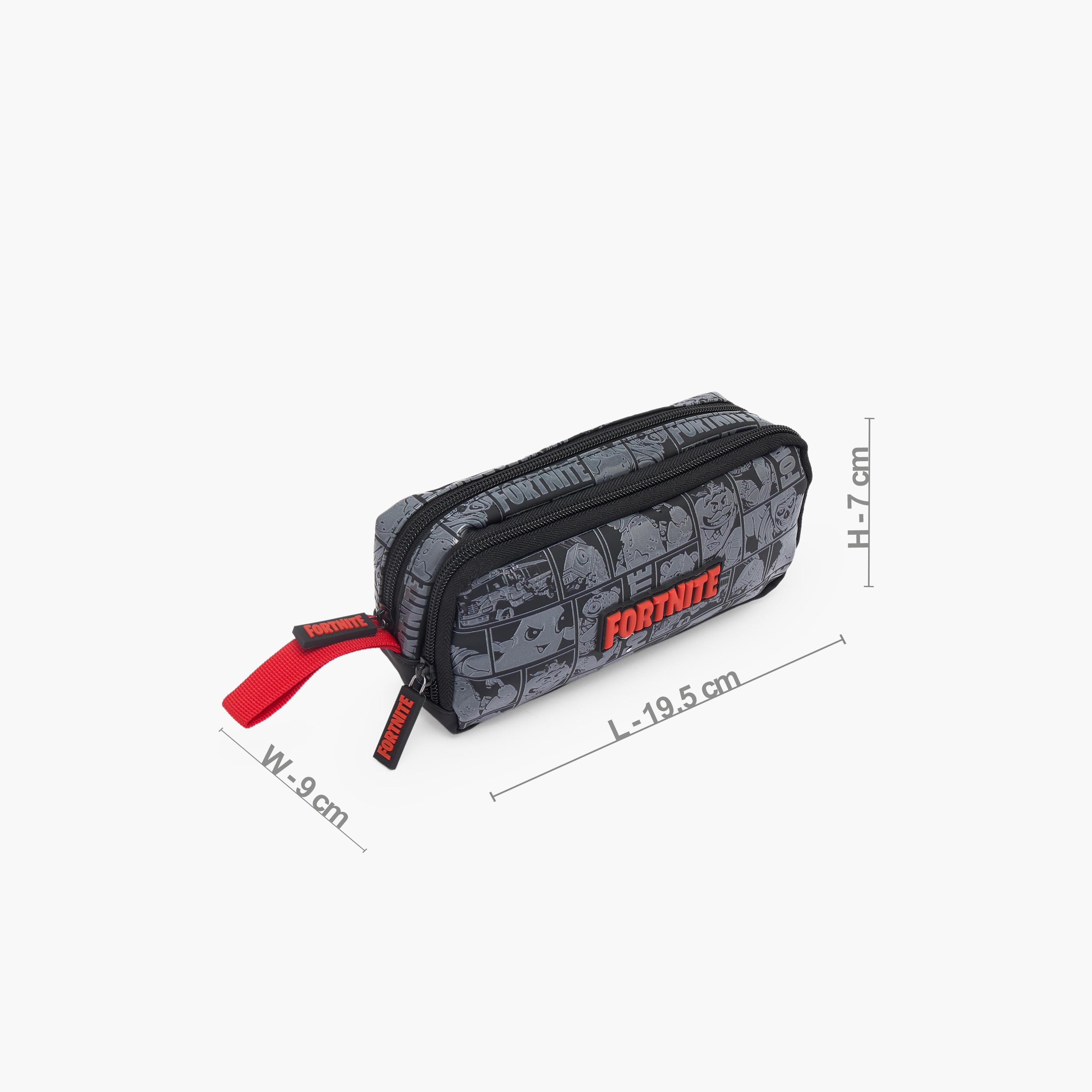 Fortnite Printed Pencil Pouch with 2 Compartments-school-stationery-pencilcases-image-3