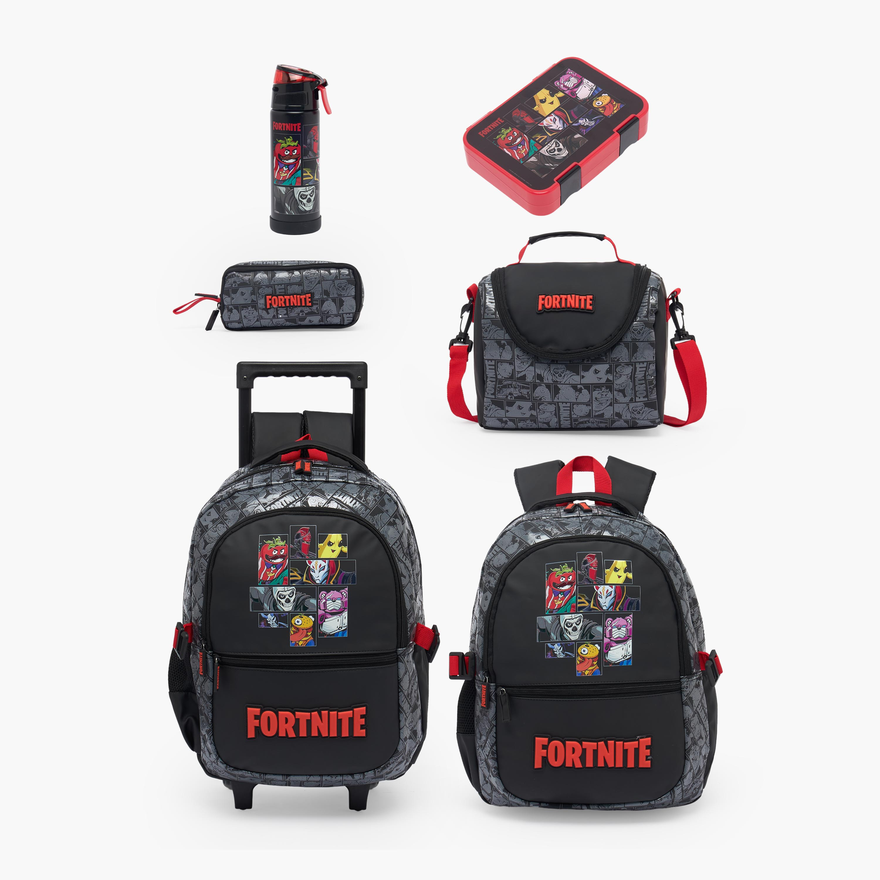 Fortnite Printed Pencil Pouch with 2 Compartments-school-stationery-pencilcases-image-8
