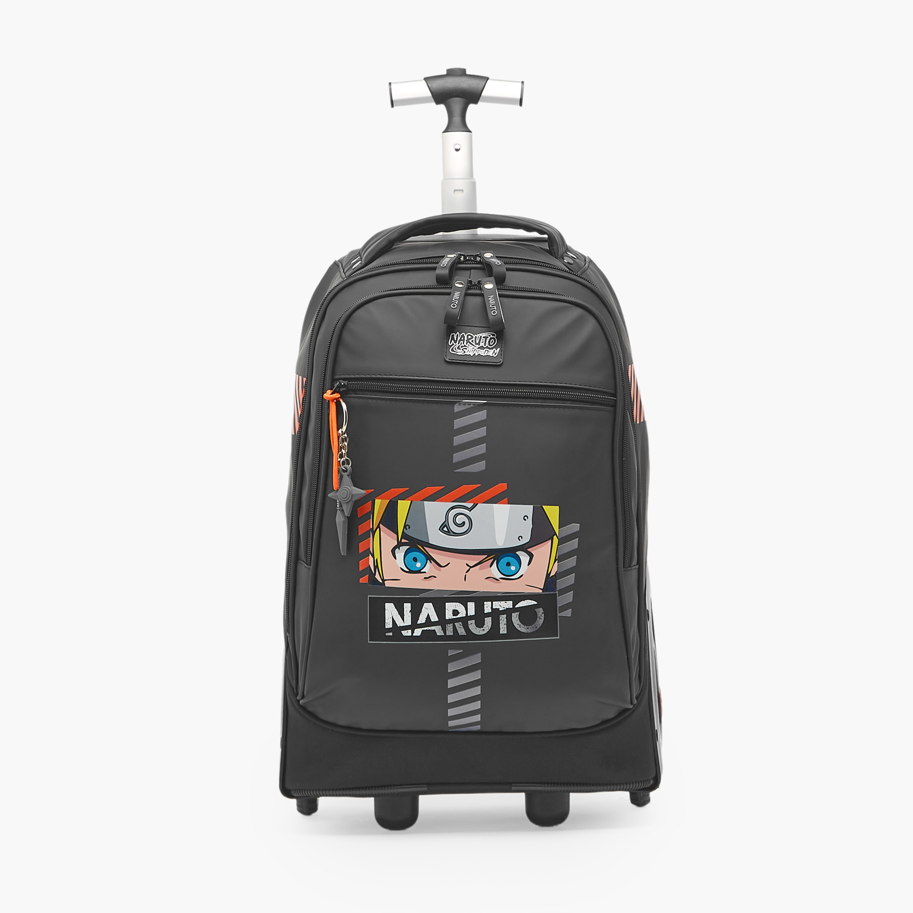 شنطة ترولي بطبعات وبقسم لابتوب للأولاد 8-12 سنة من تي في طوكيو - 18 بوصة-school-bagsandbackpacks-trolleybags-image-1