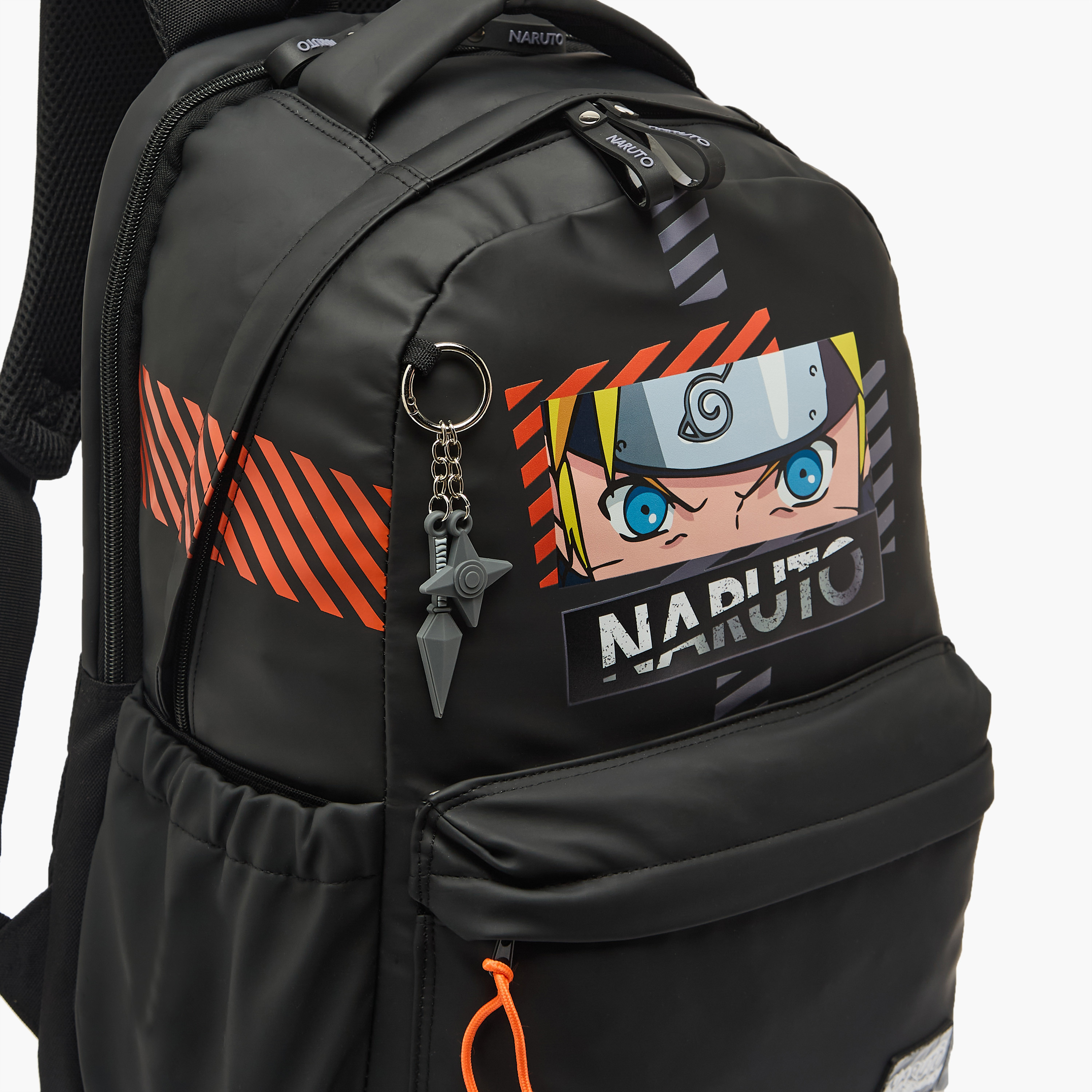 Naruto Printed Backpack for Boys 8-12 Years with Padded Straps - 17 inches-school-bagsandbackpacks-backpacks-image-5