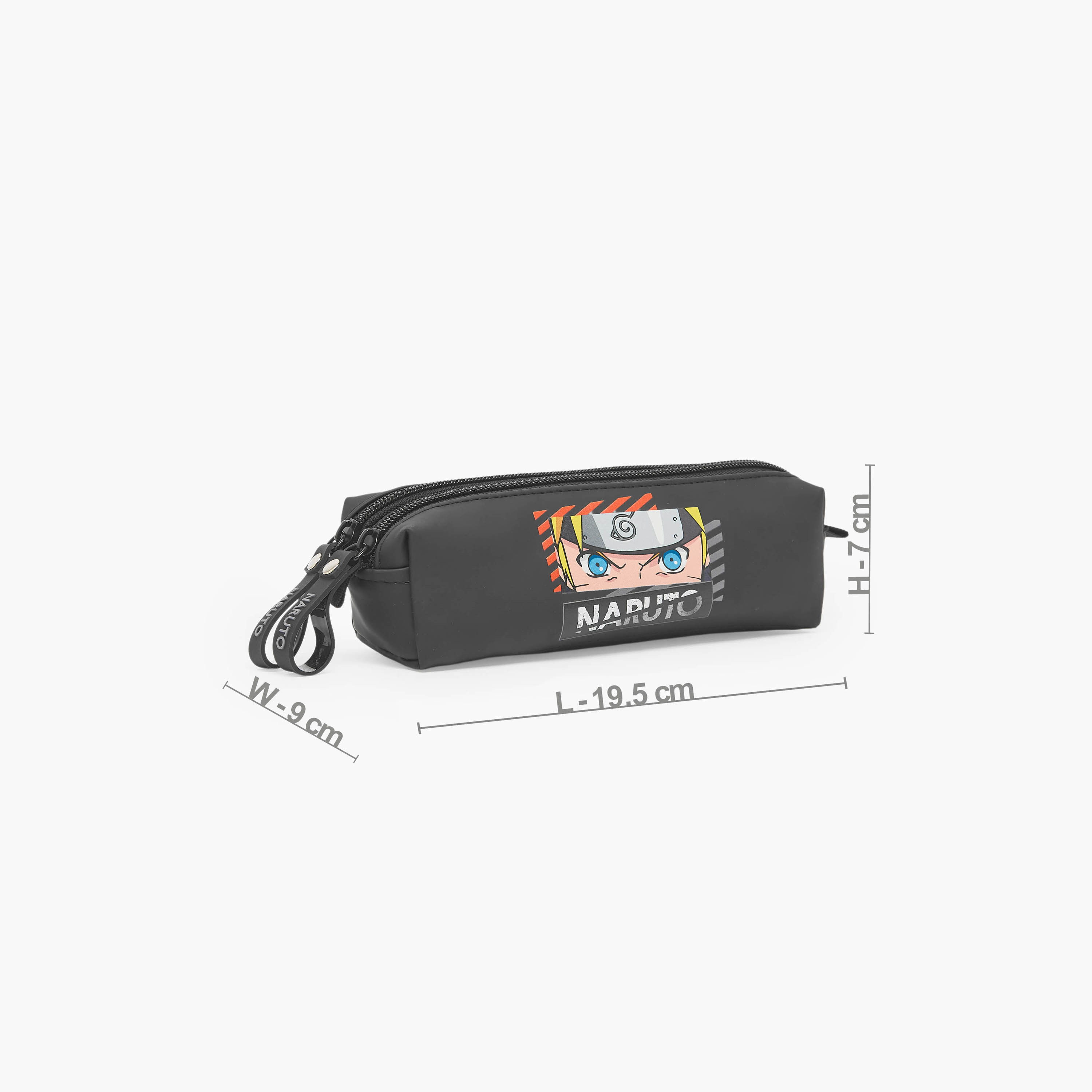 مقلمة بقسمين وطبعات ناروتو جرافيك-school-stationery-pencilcases-image-4
