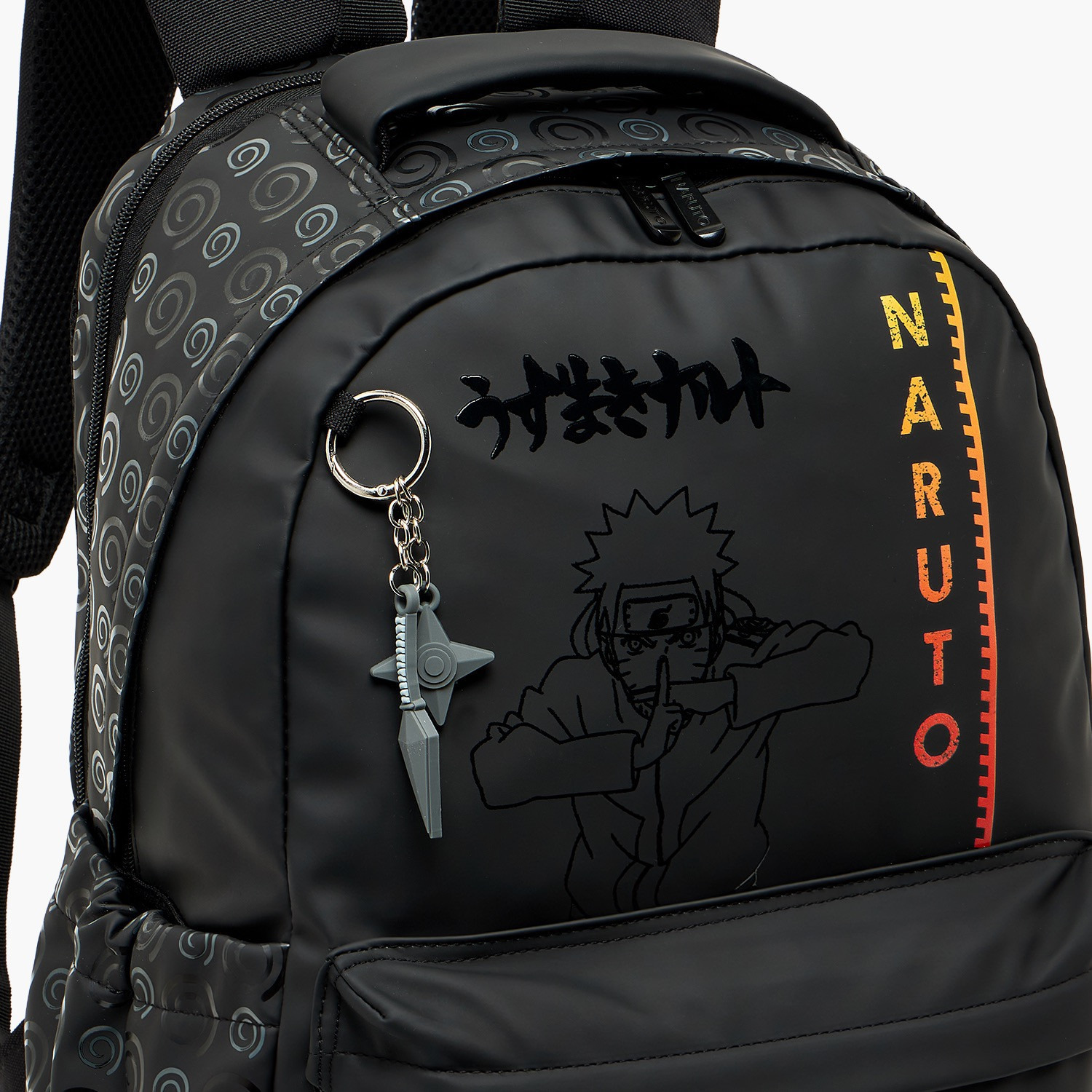 Naruto Print Backpack for Boys 8-13 Years with Padded Straps - 18 inches-school-bagsandbackpacks-backpacks-image-4