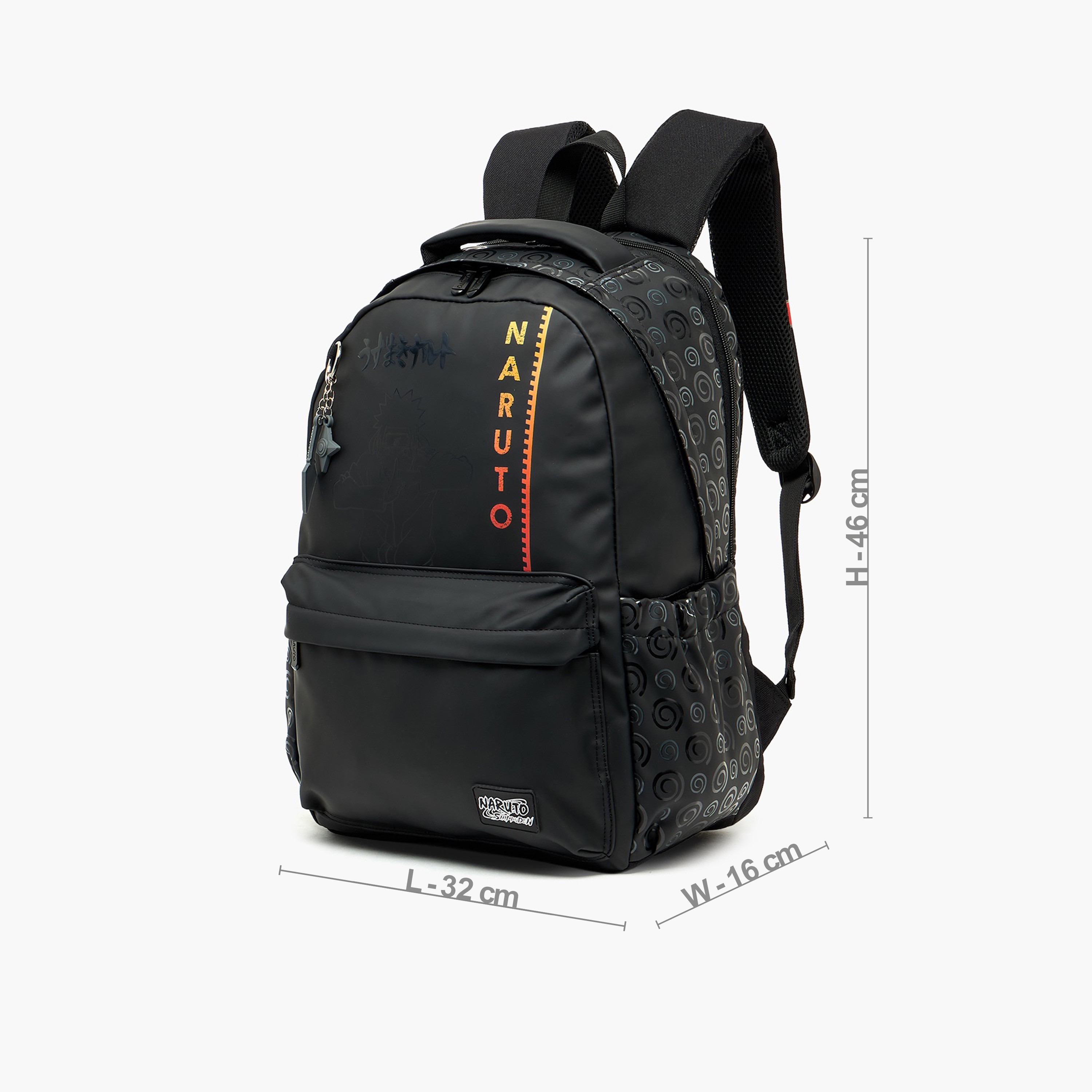 Naruto Print Backpack for Boys 8-13 Years with Padded Straps - 18 inches-school-bagsandbackpacks-backpacks-image-7