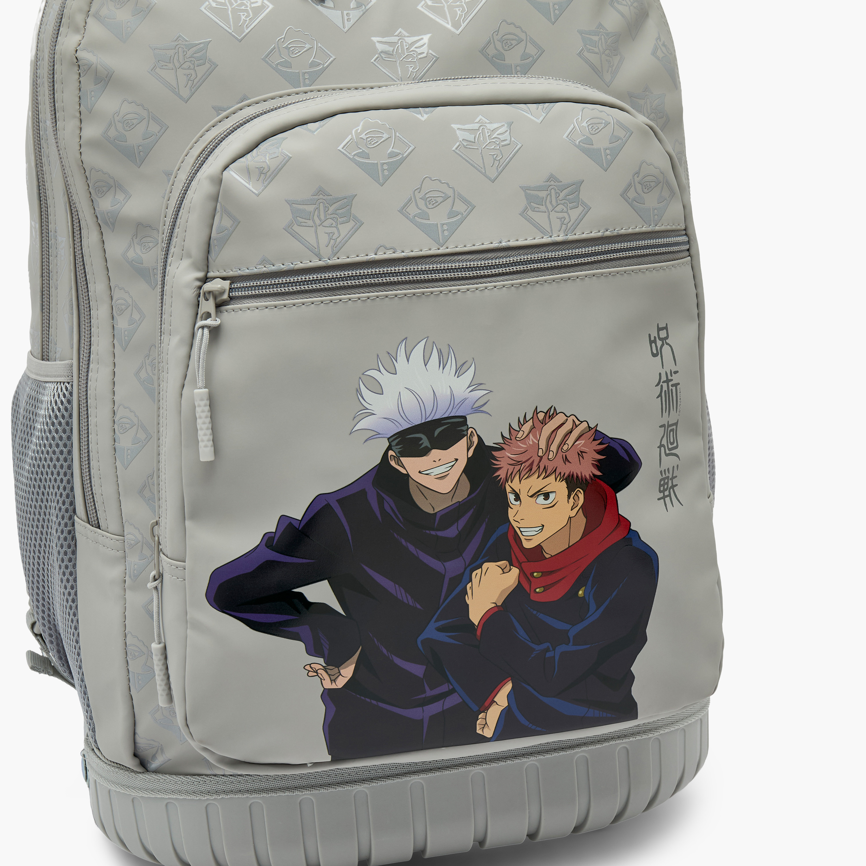 Jujutsu Kaisen Printed Trolley Bag for Boys 8-12 Years Retractable Handle - 16 inches-school-bagsandbackpacks-trolleybags-image-5