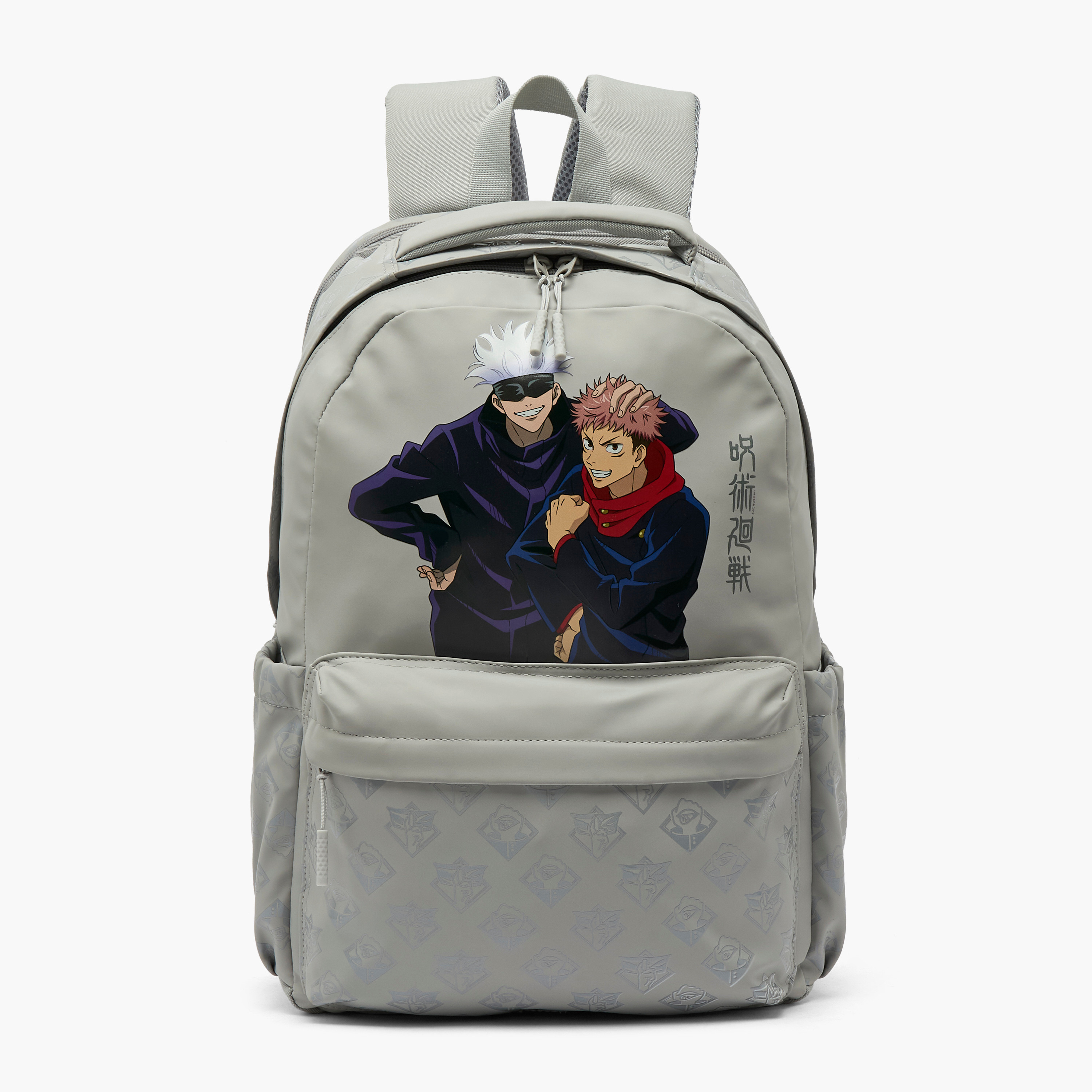 Jujutsu Kaisen Satoru Gojo Print Backpack for Boys 8-13 Years with Padded Shoulder Straps-school-bagsandbackpacks-backpacks-image-1