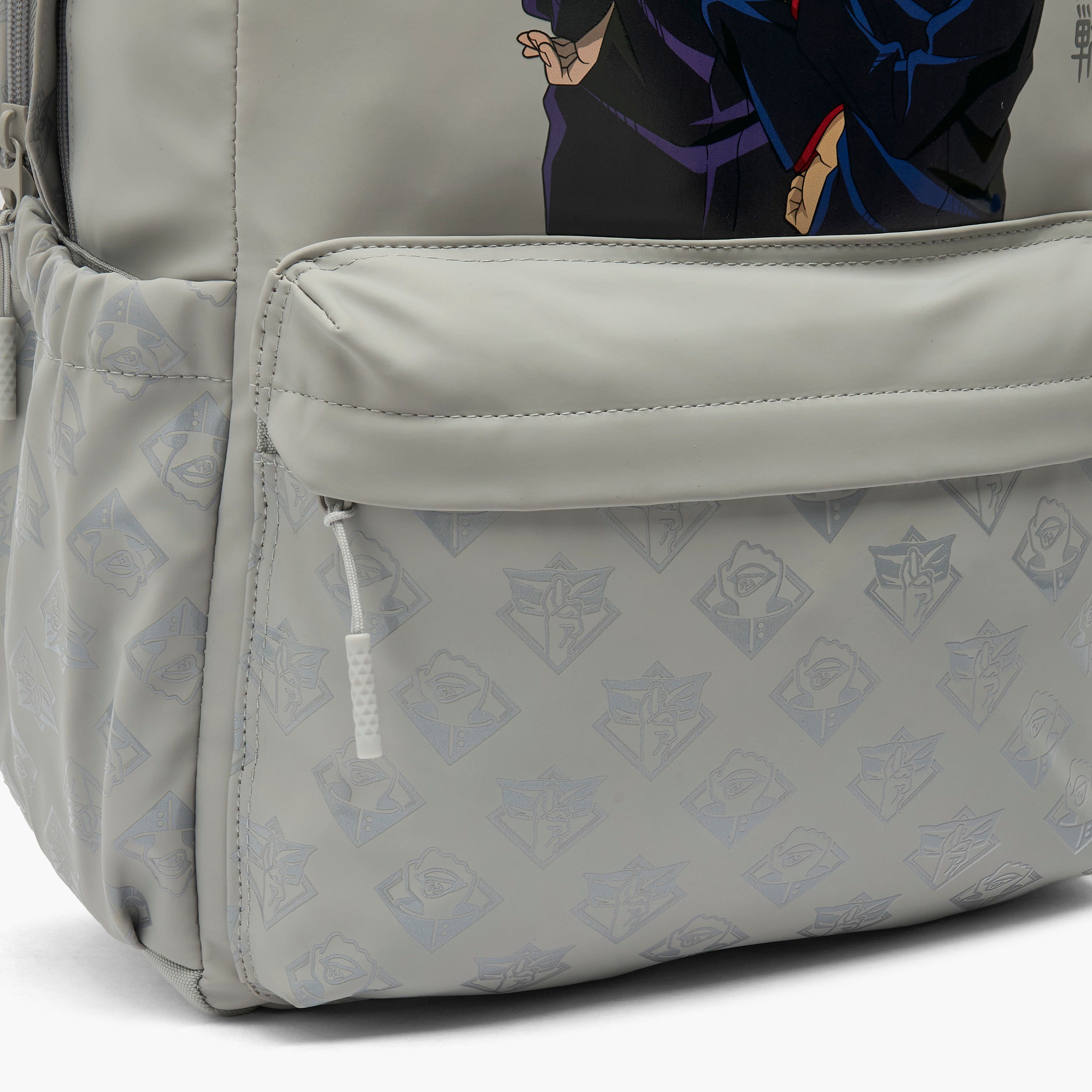 Jujutsu Kaisen Satoru Gojo Print Backpack for Boys 8-13 Years with Padded Shoulder Straps-school-bagsandbackpacks-backpacks-image-3