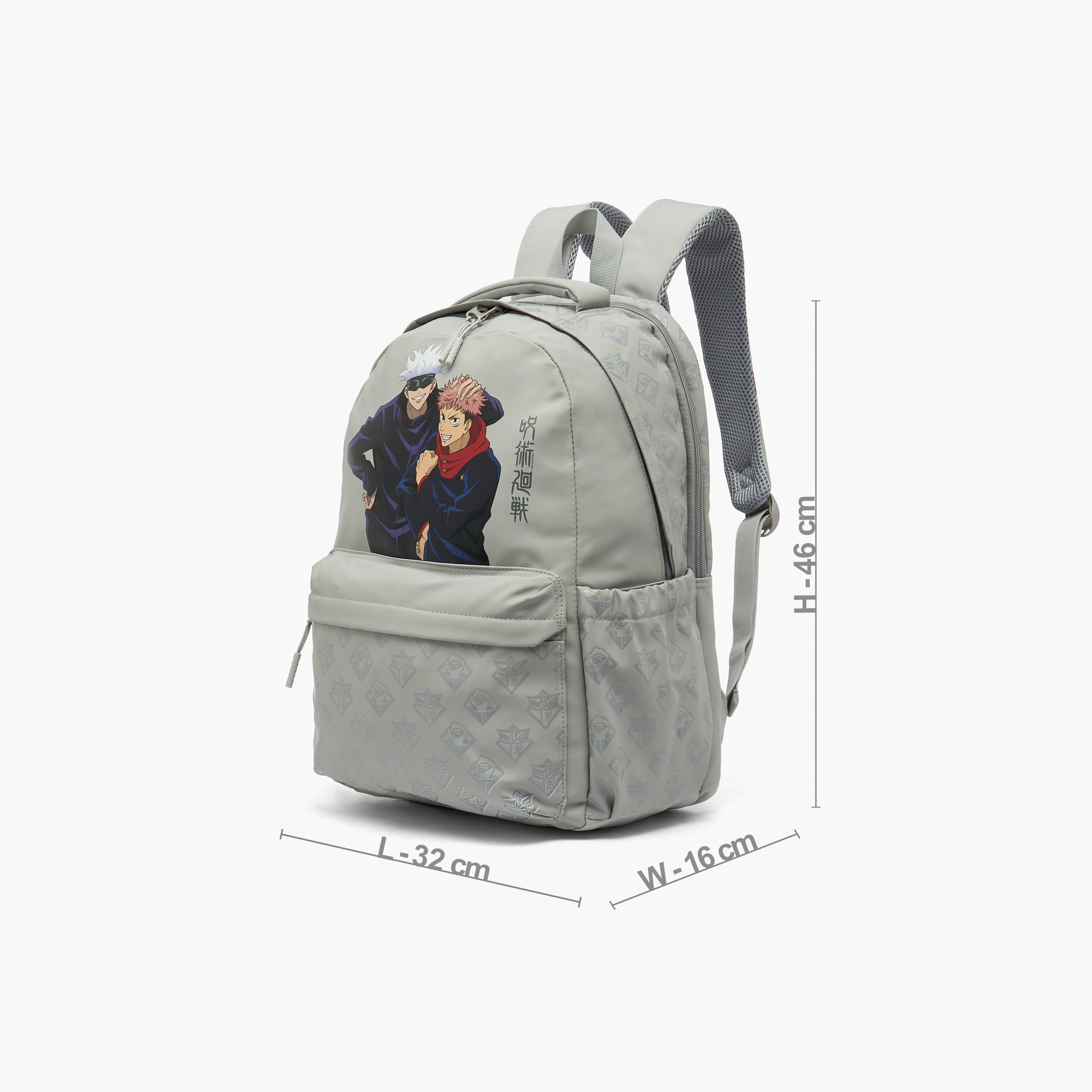 Jujutsu Kaisen Satoru Gojo Print Backpack for Boys 8-13 Years with Padded Shoulder Straps-school-bagsandbackpacks-backpacks-image-6