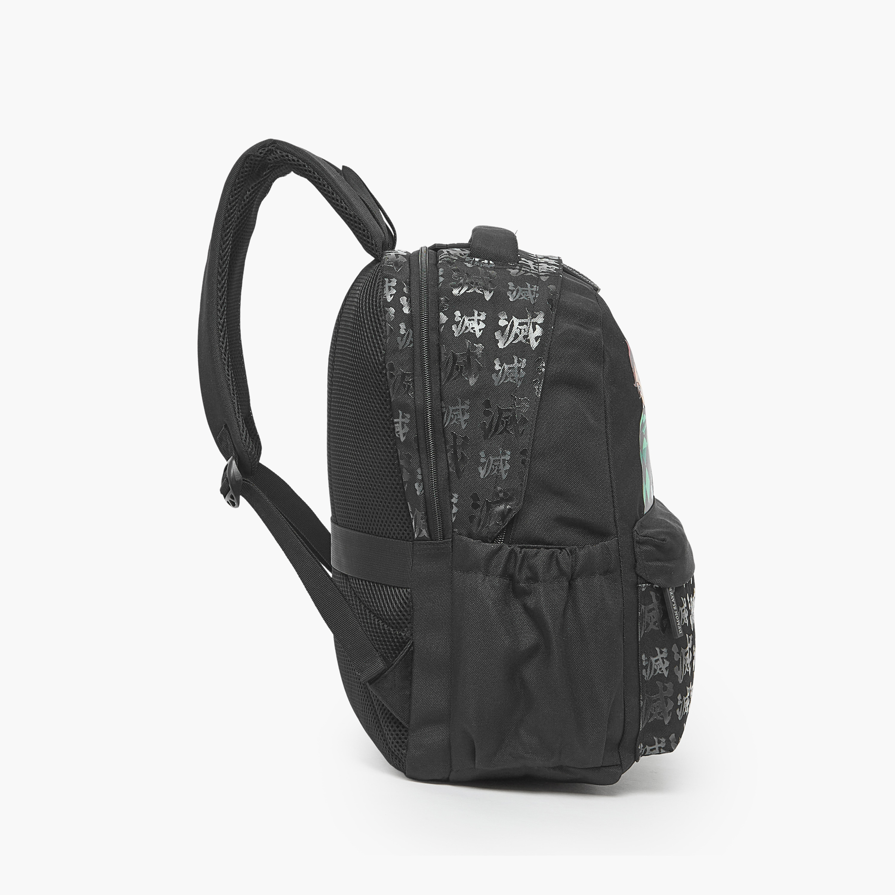 Demon Slayer Printed Backpack for Boys 8-13 Years with Adjustable Shoulder Straps - 17 inches-school-bagsandbackpacks-backpacks-image-7
