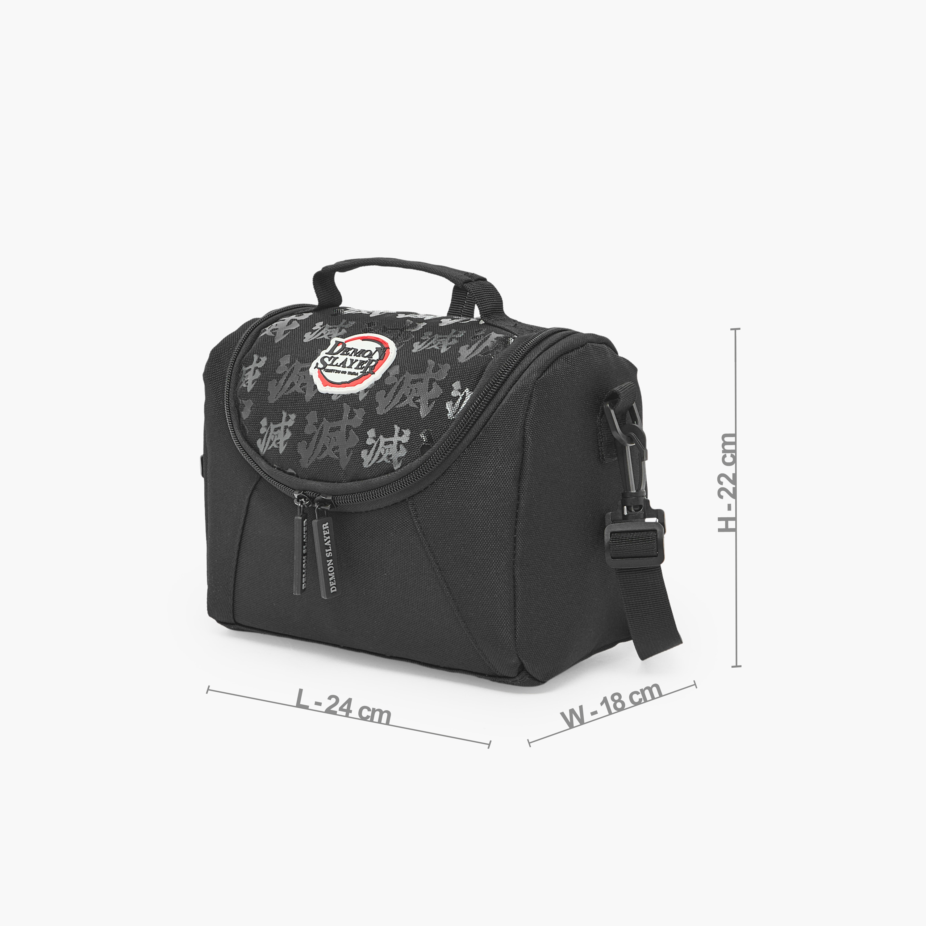 Demon Slayer Applique Lunch Bag for Boys 8-13 Years with Insulation-school-lunchessentials-lunchbags-image-9