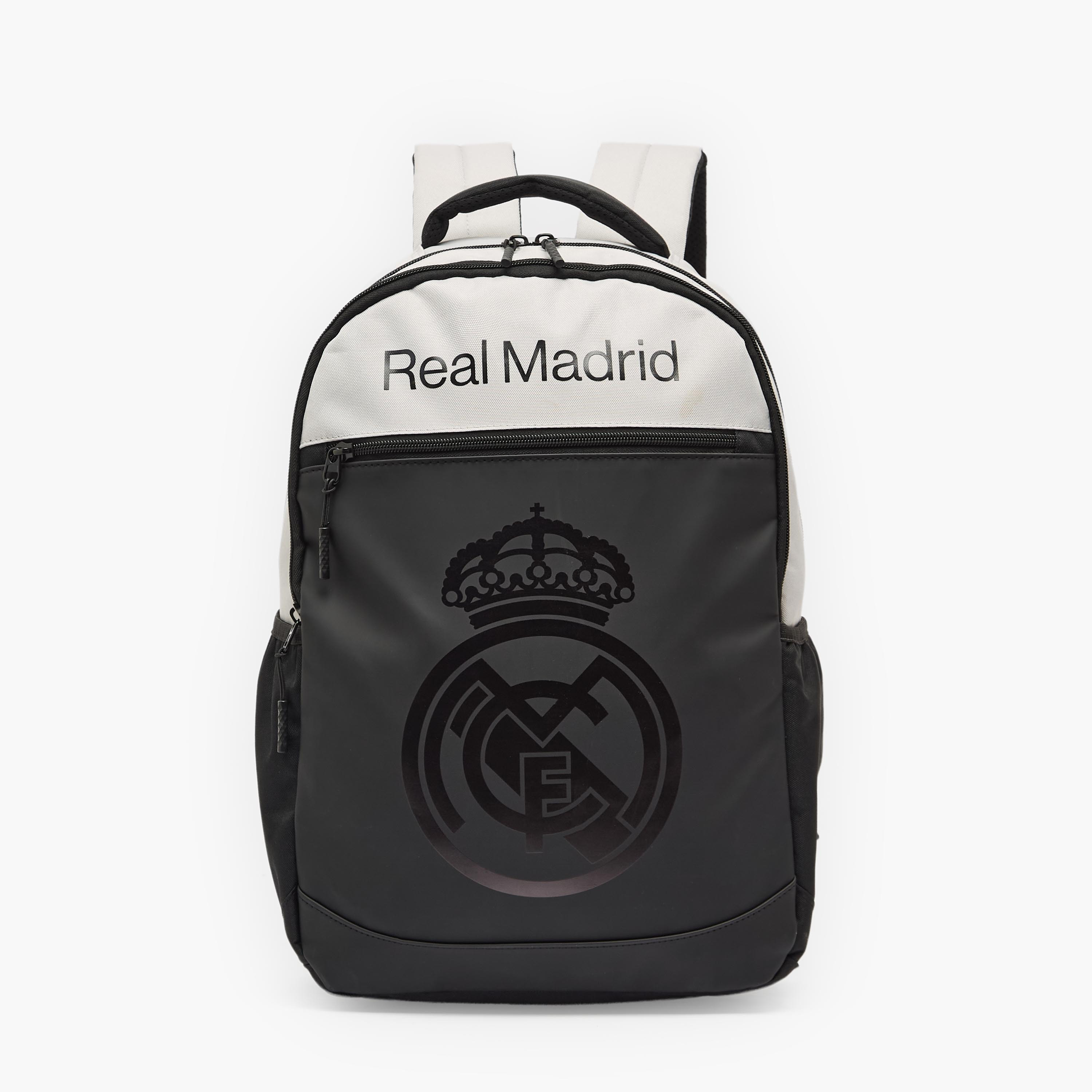 شنطة ظهر بطبعات ريال مدريد للأولاد 8-12 سنة مع حمّالات مبطنة - 17 بوصة-school-bagsandbackpacks-backpacks-image-2